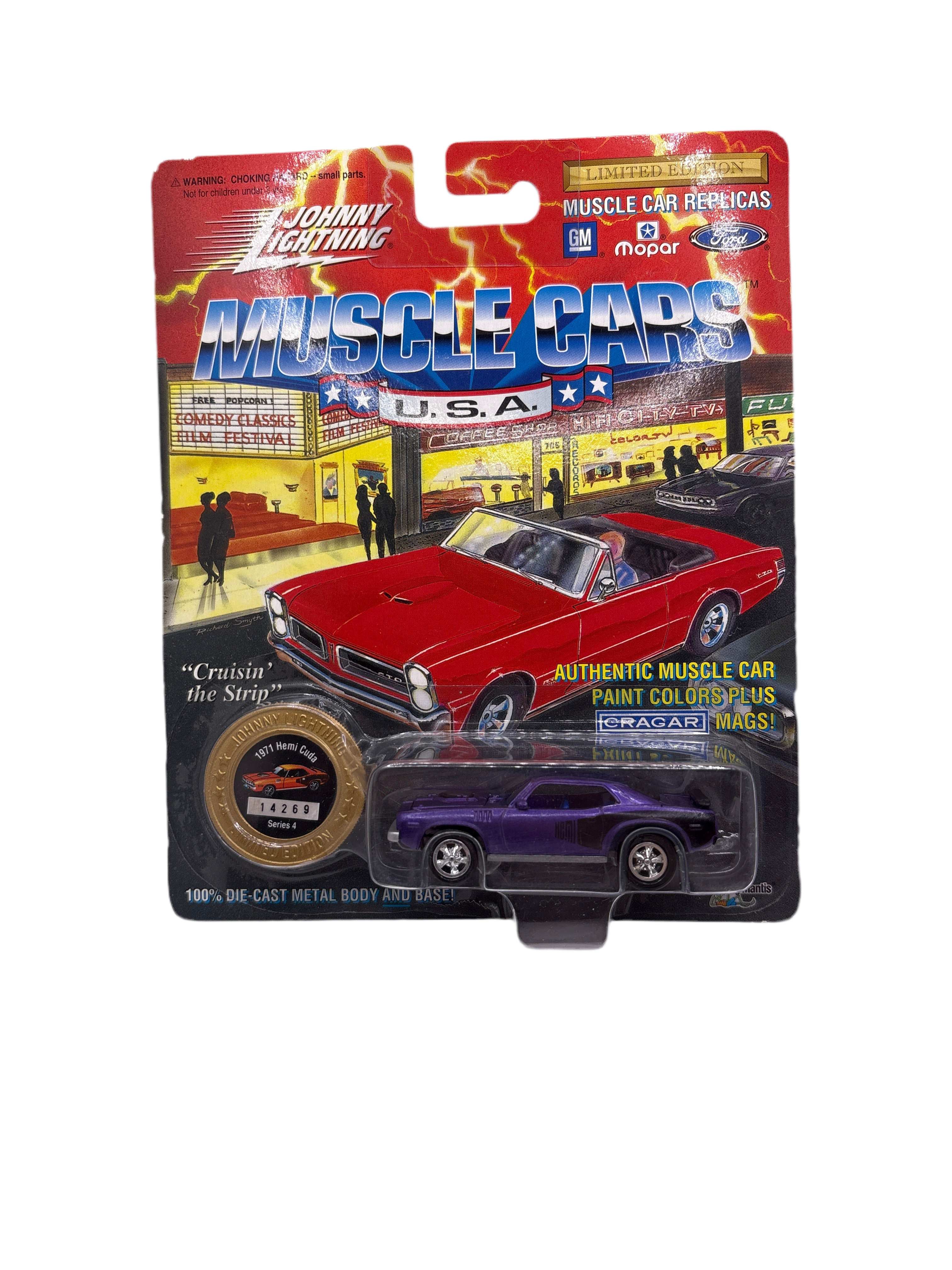 Johnny Lightning 1971 HEMI Cuda Diecast