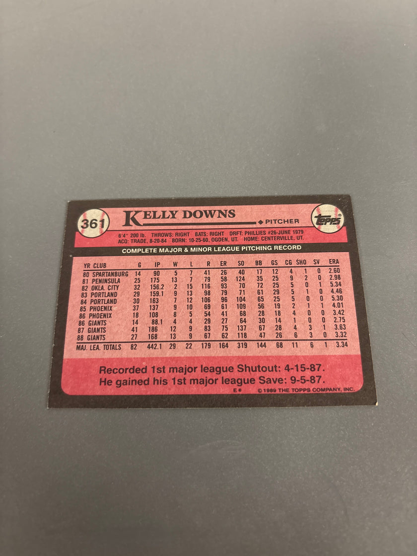 Topps Kelly Downs