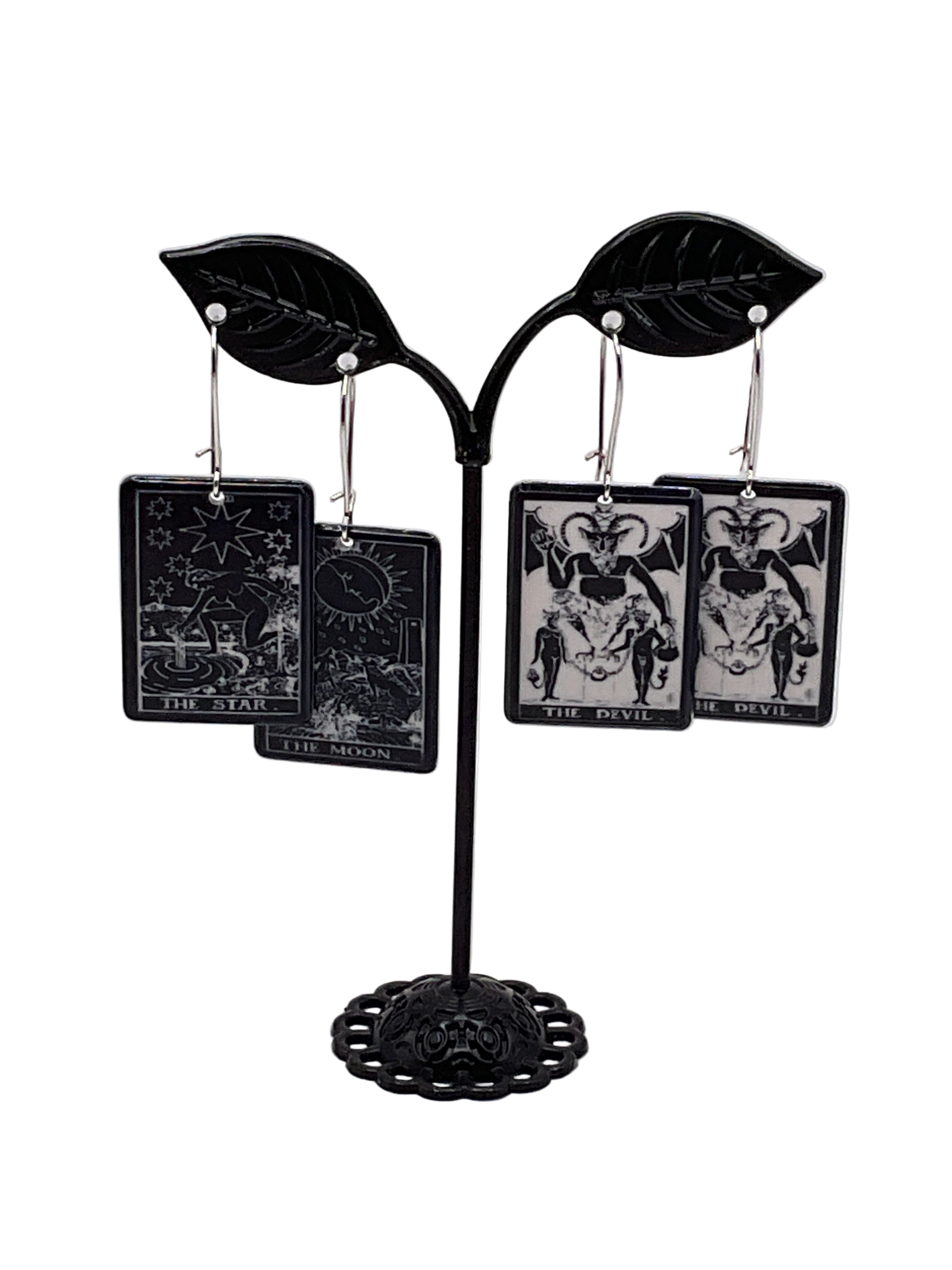 Tarot Card Earrings