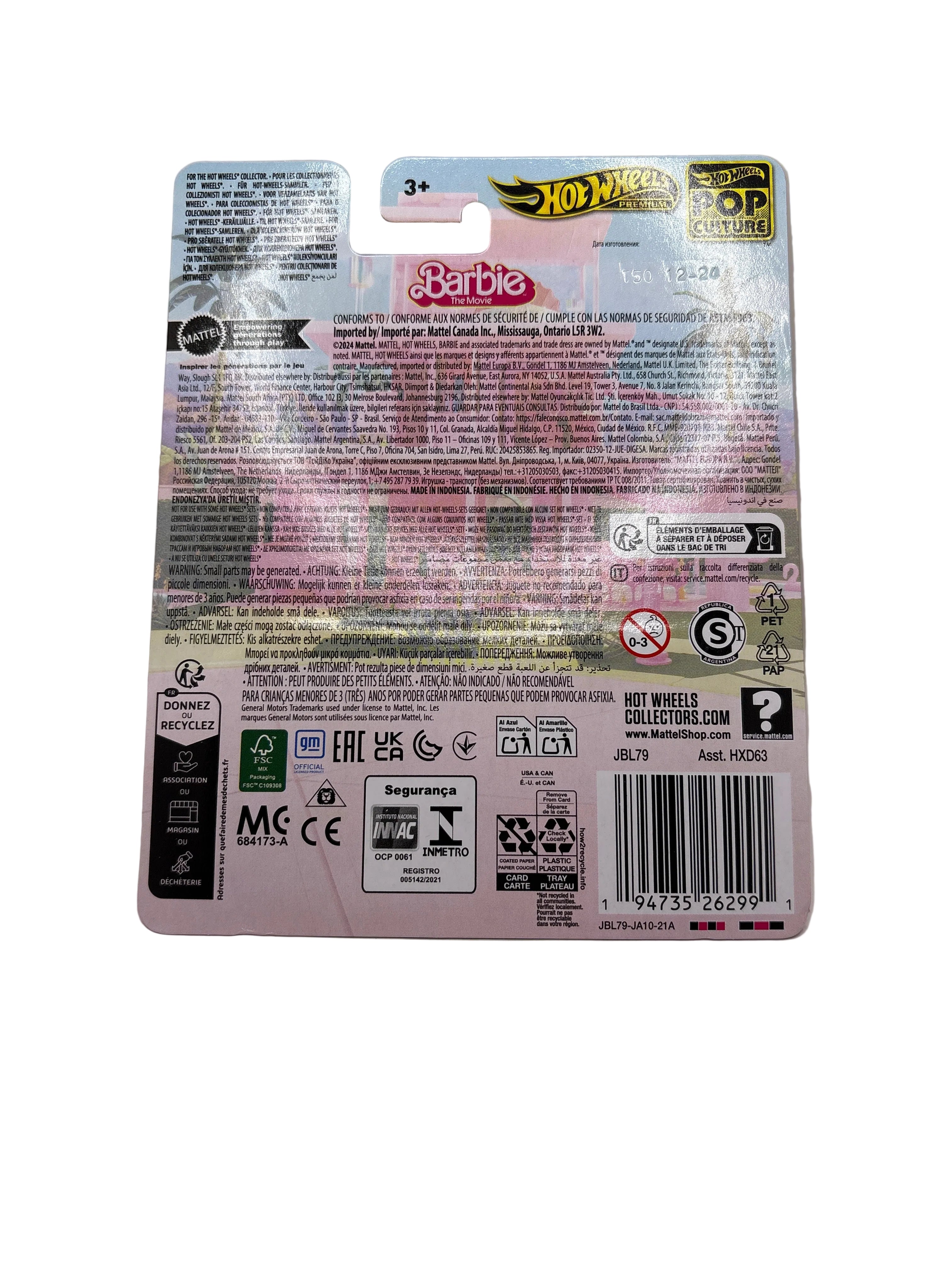 Hot Wheels 1956 Corvette Diecast