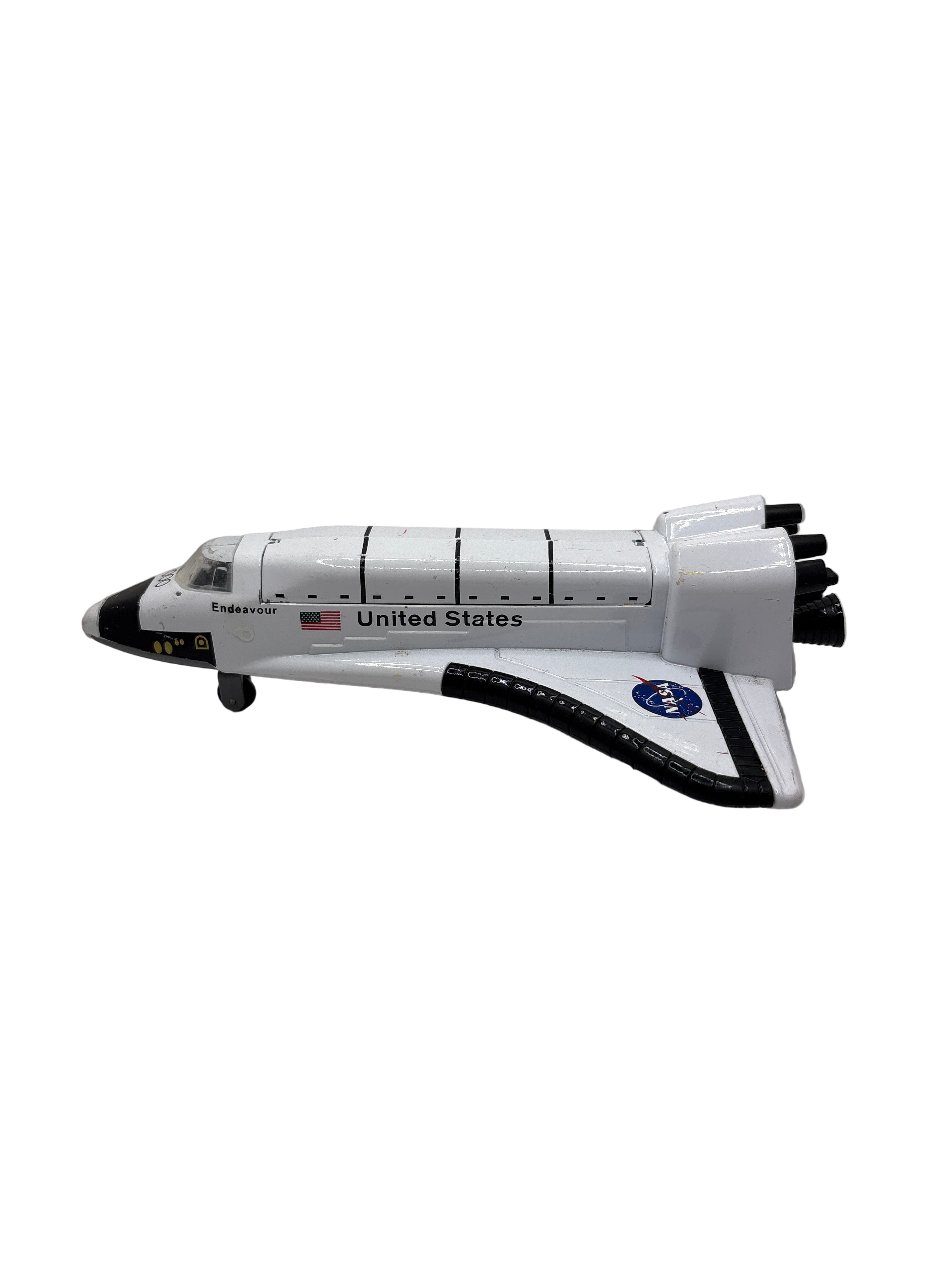 In Air Space Shuttle Diecast white