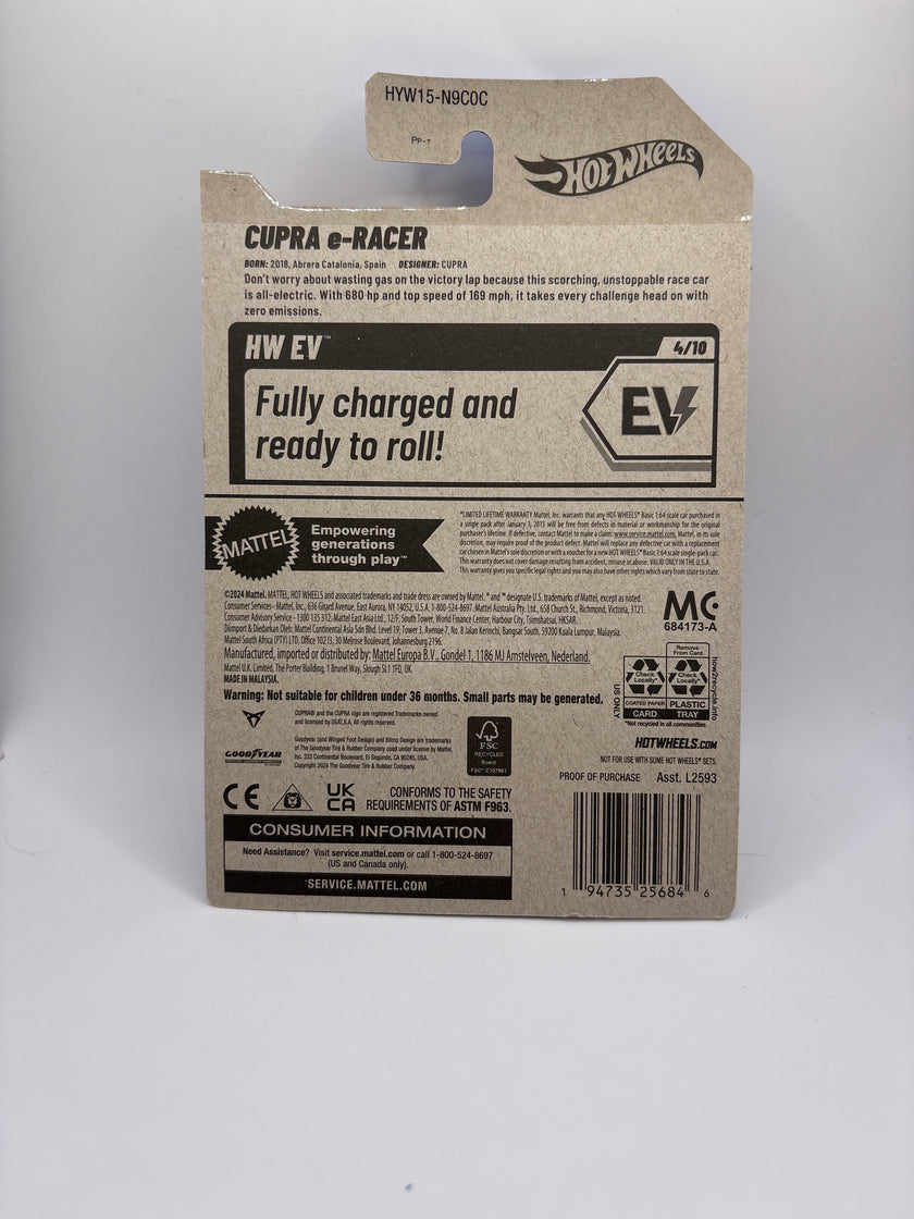Hot Wheels Cupra e-Racer Diecast