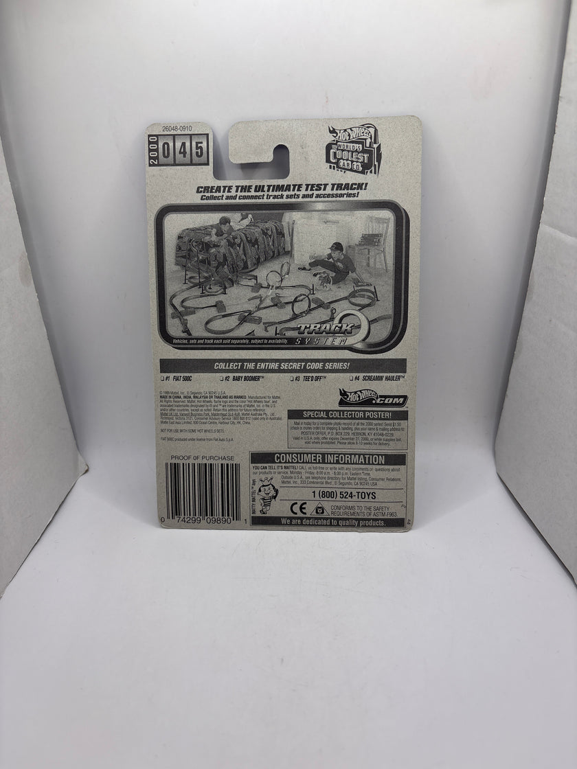 Hot Wheels Fiat 500C Diecast