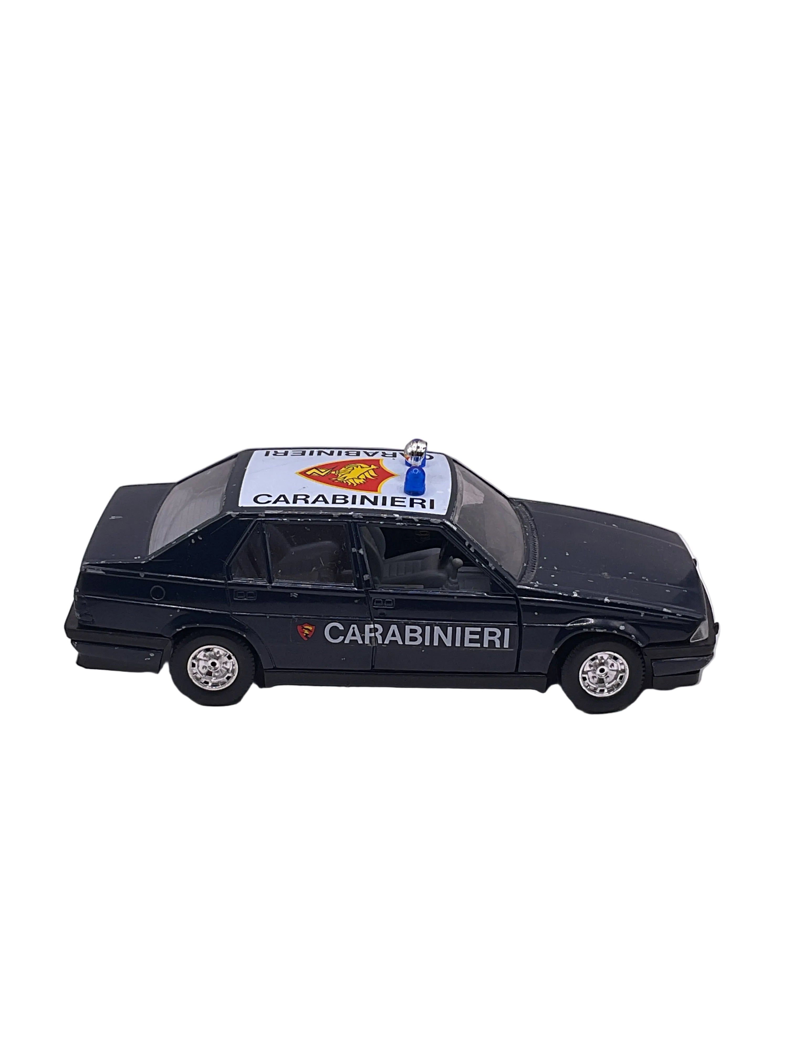 Bburango Alfa Romeo 75 Carabinieri Diecast Dark Blue