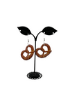 Pretzel earrings