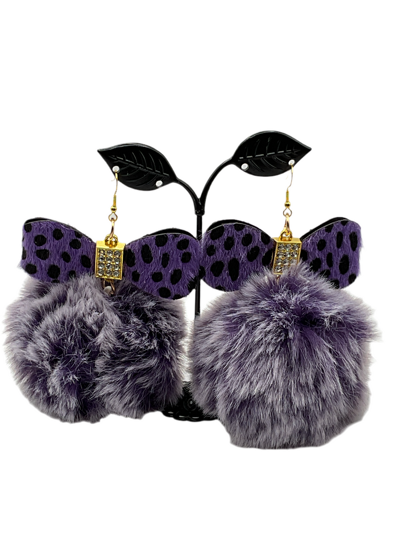 Puff Ball Earrings