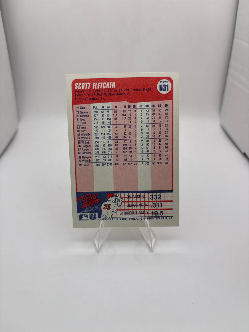 Fleer Scott Fletcher