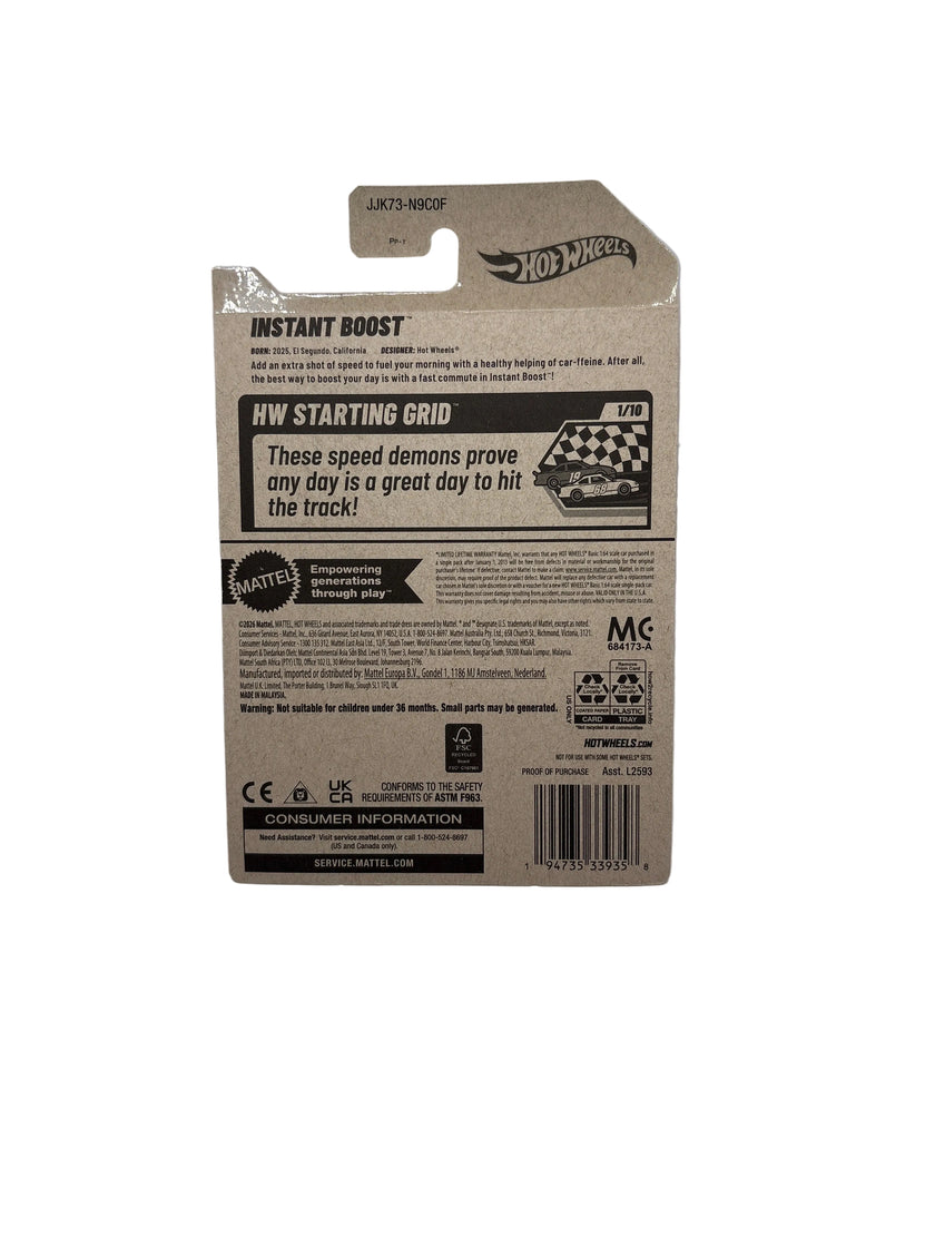 Hot Wheels Instant Boost Diecast silver