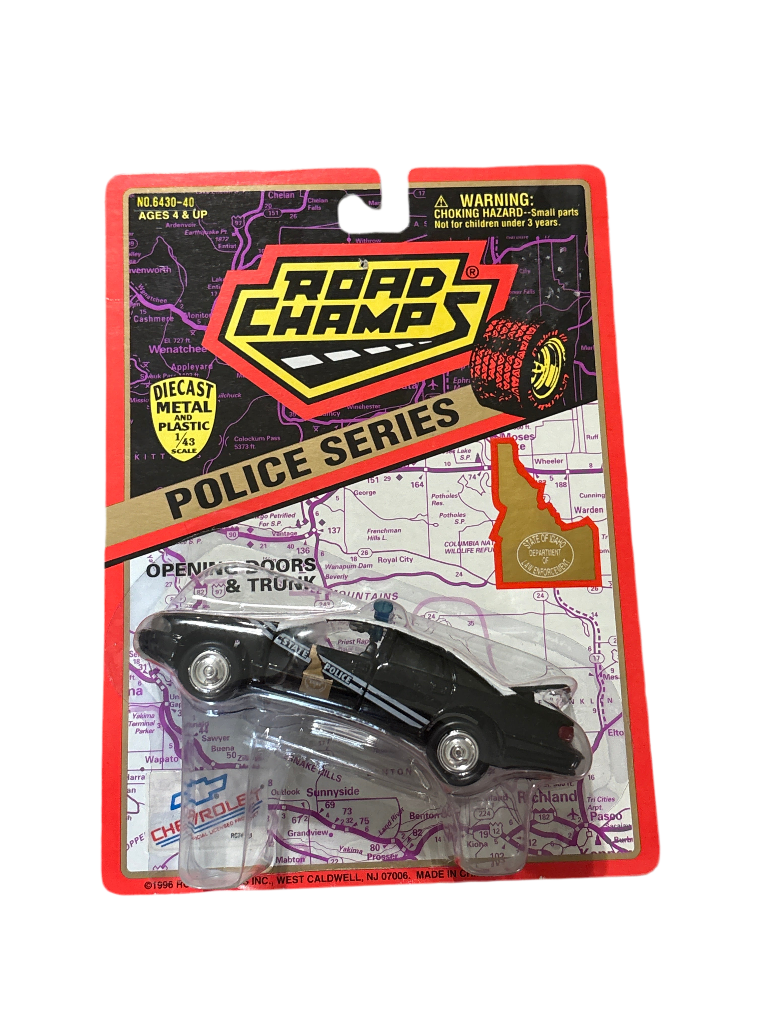 Road Champs Chevrolet Caprice Diecast black