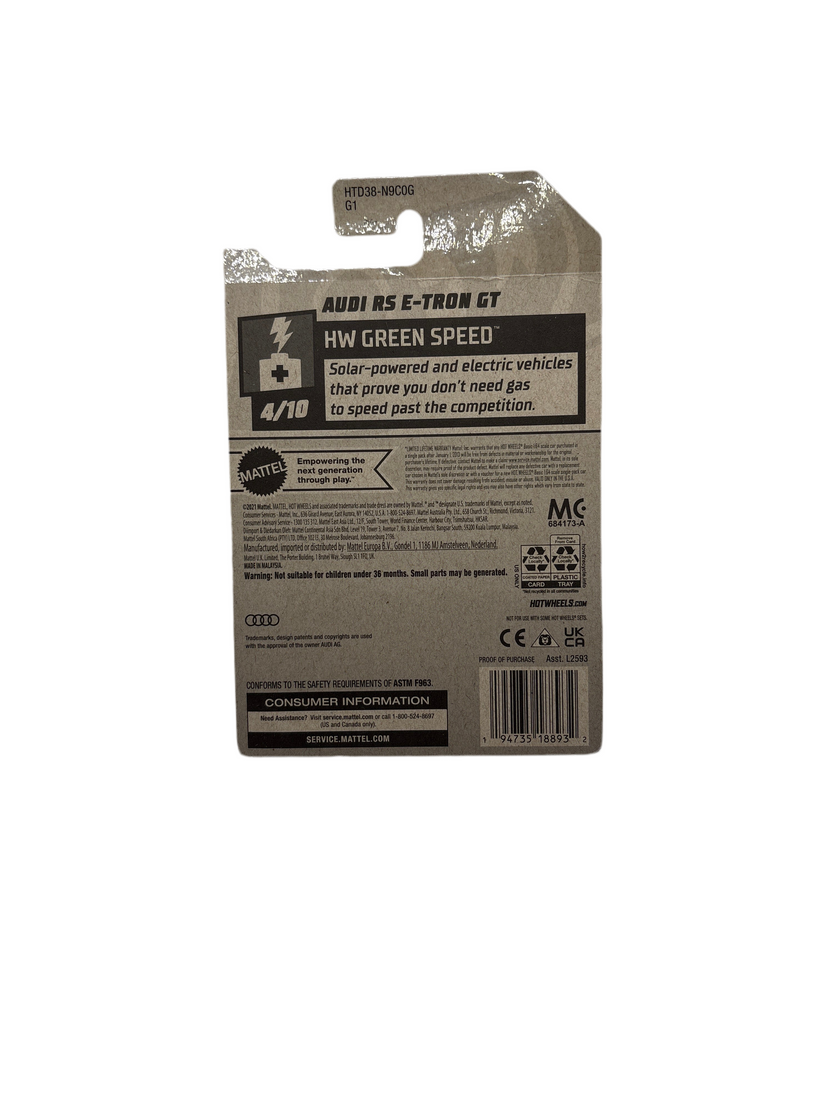 Hot Wheels Audi RS E-Tron GT Diecast