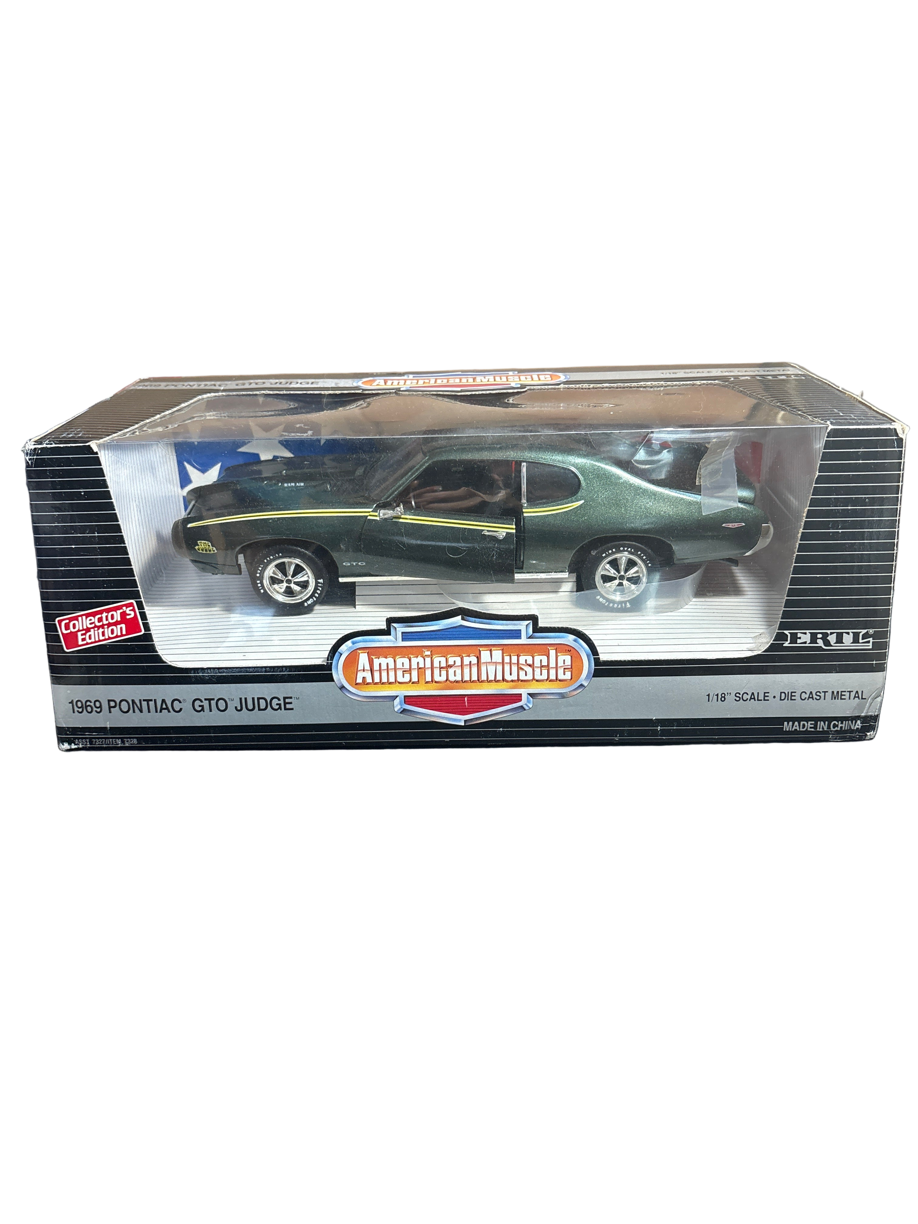 Ertl 1969 Pontiac GTO Judge Diecast green