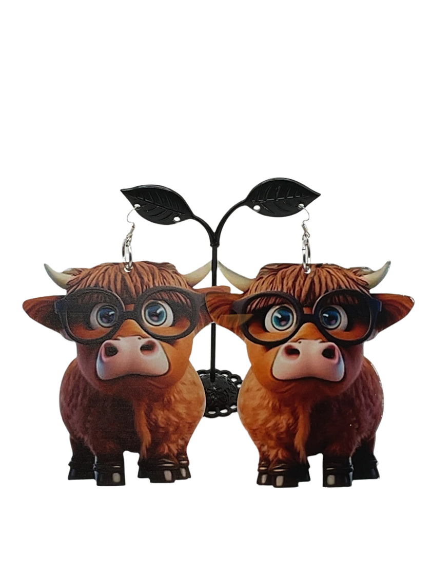Highland cow Earrings