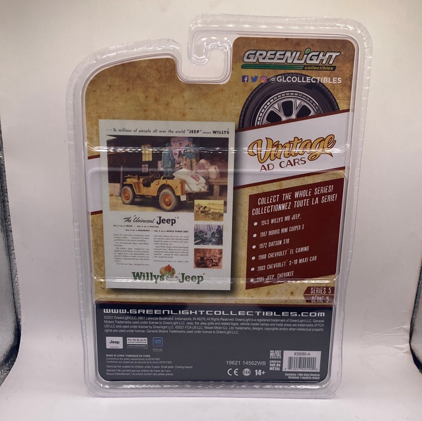 Greenlight 1945 Willys MB Jeep Diecast