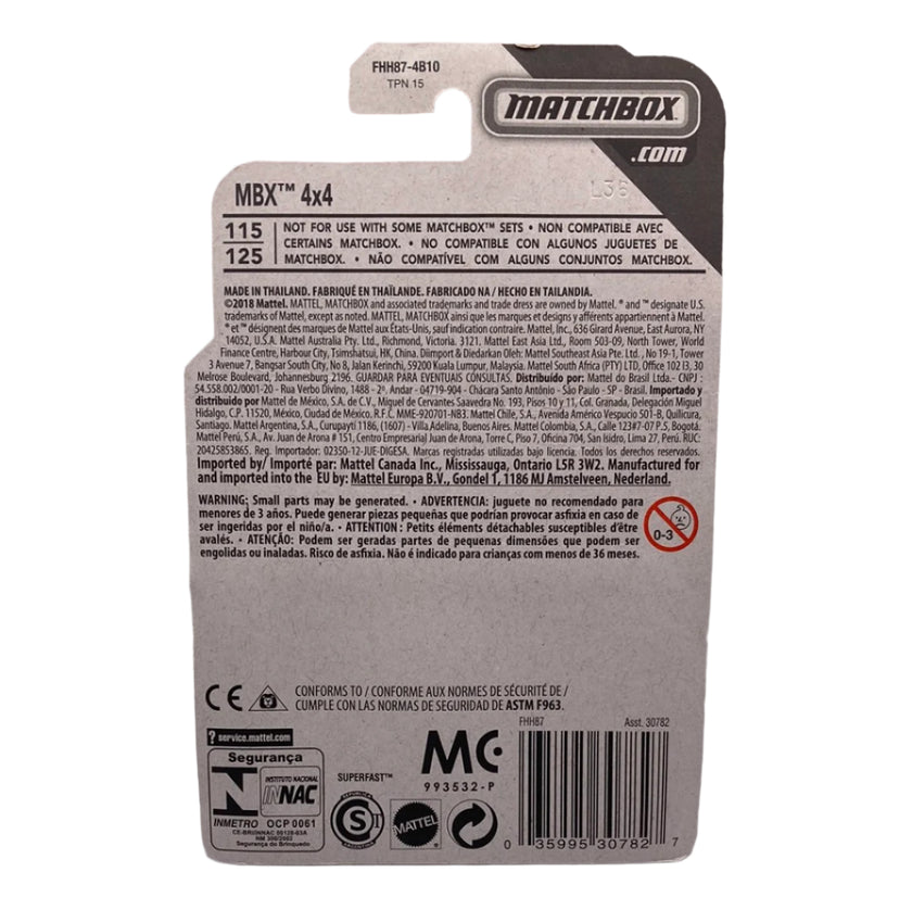 Matchbox MBX 4x4 Diecast