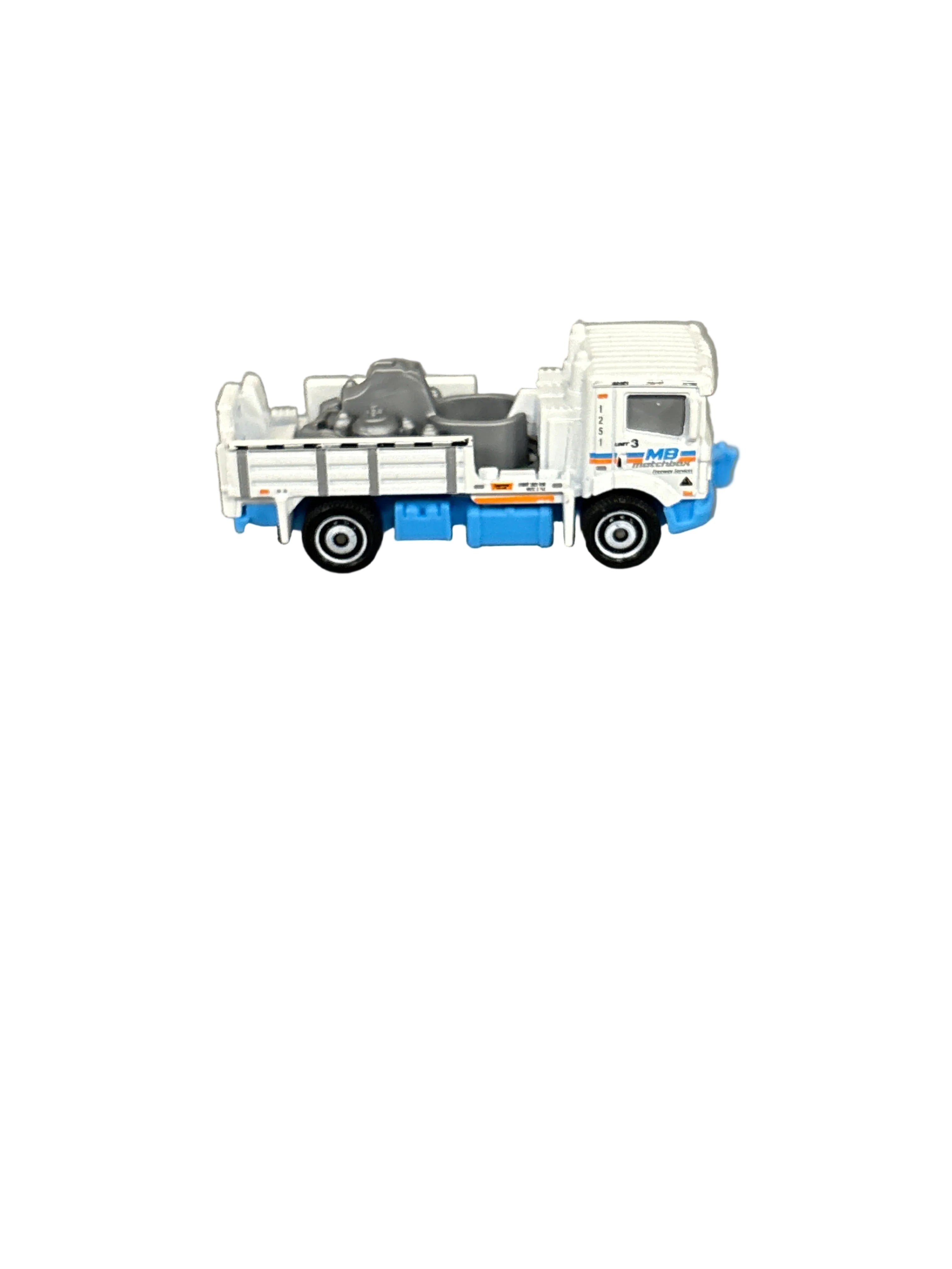 Matchbox Road Stripe King Diecast white