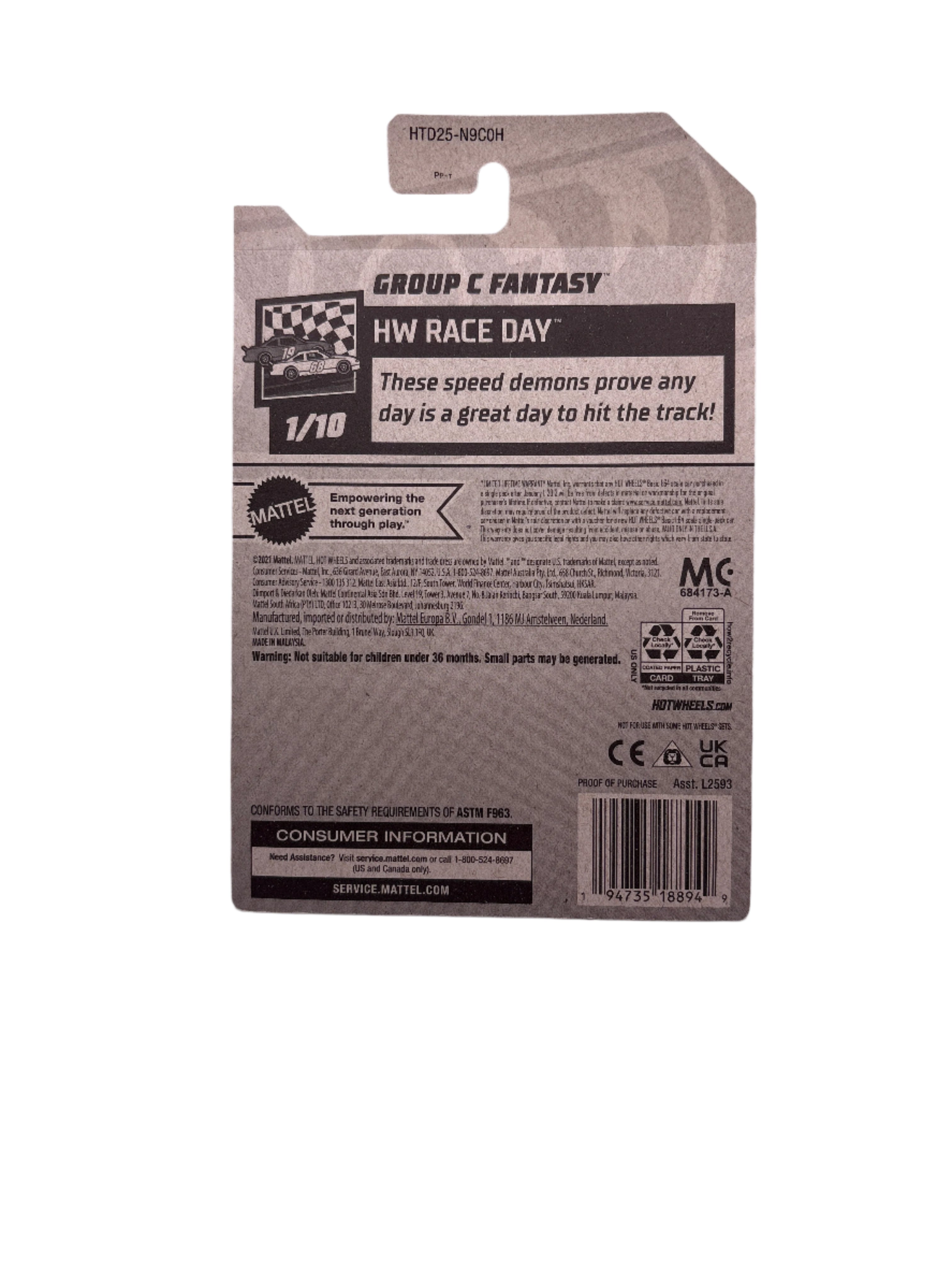 Hot Wheels Group C Fantasy Diecast