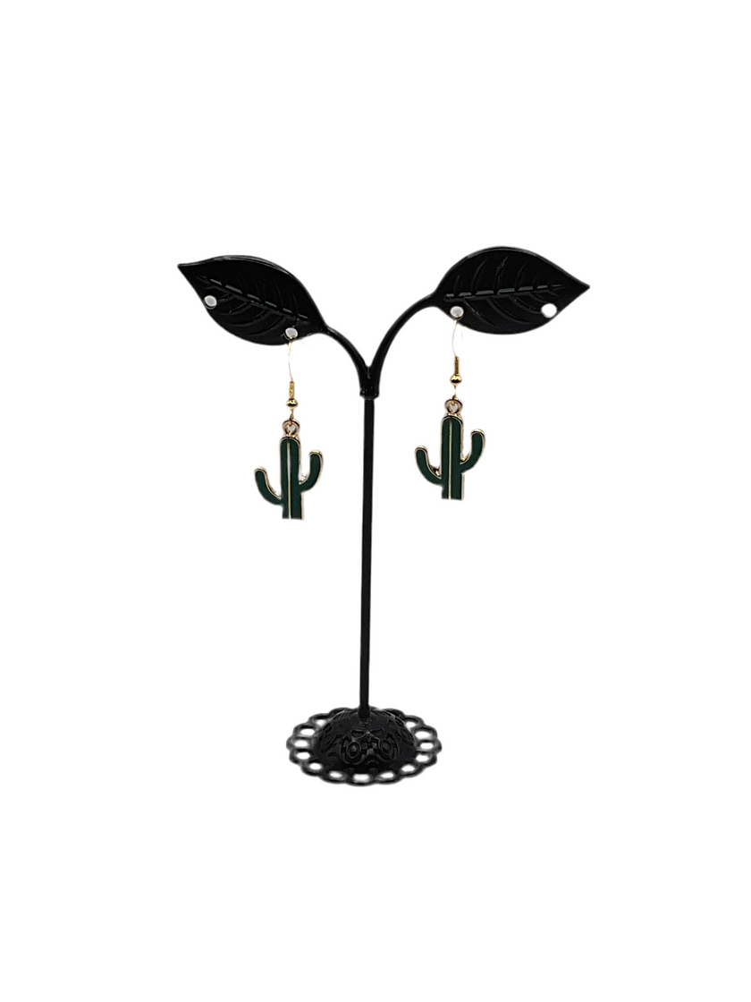 Cactus earrings 3