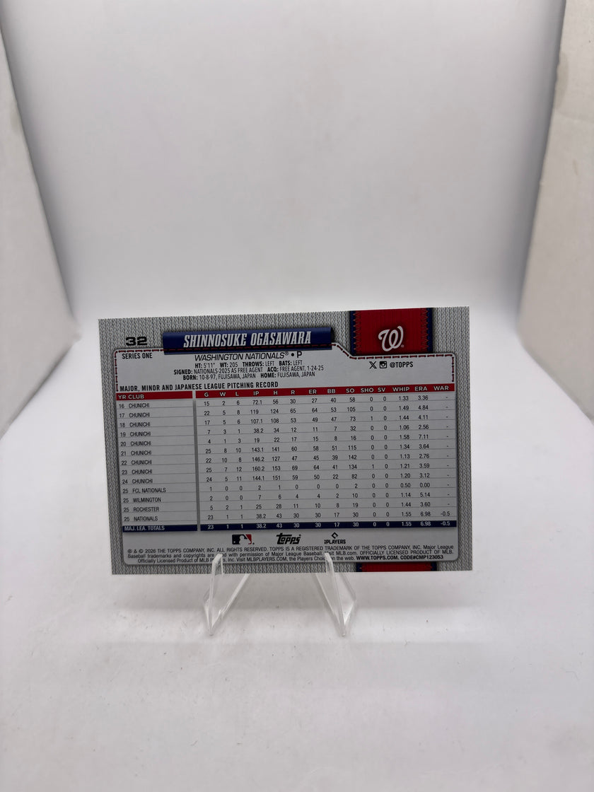 Topps Shinnosuke Ogasawara