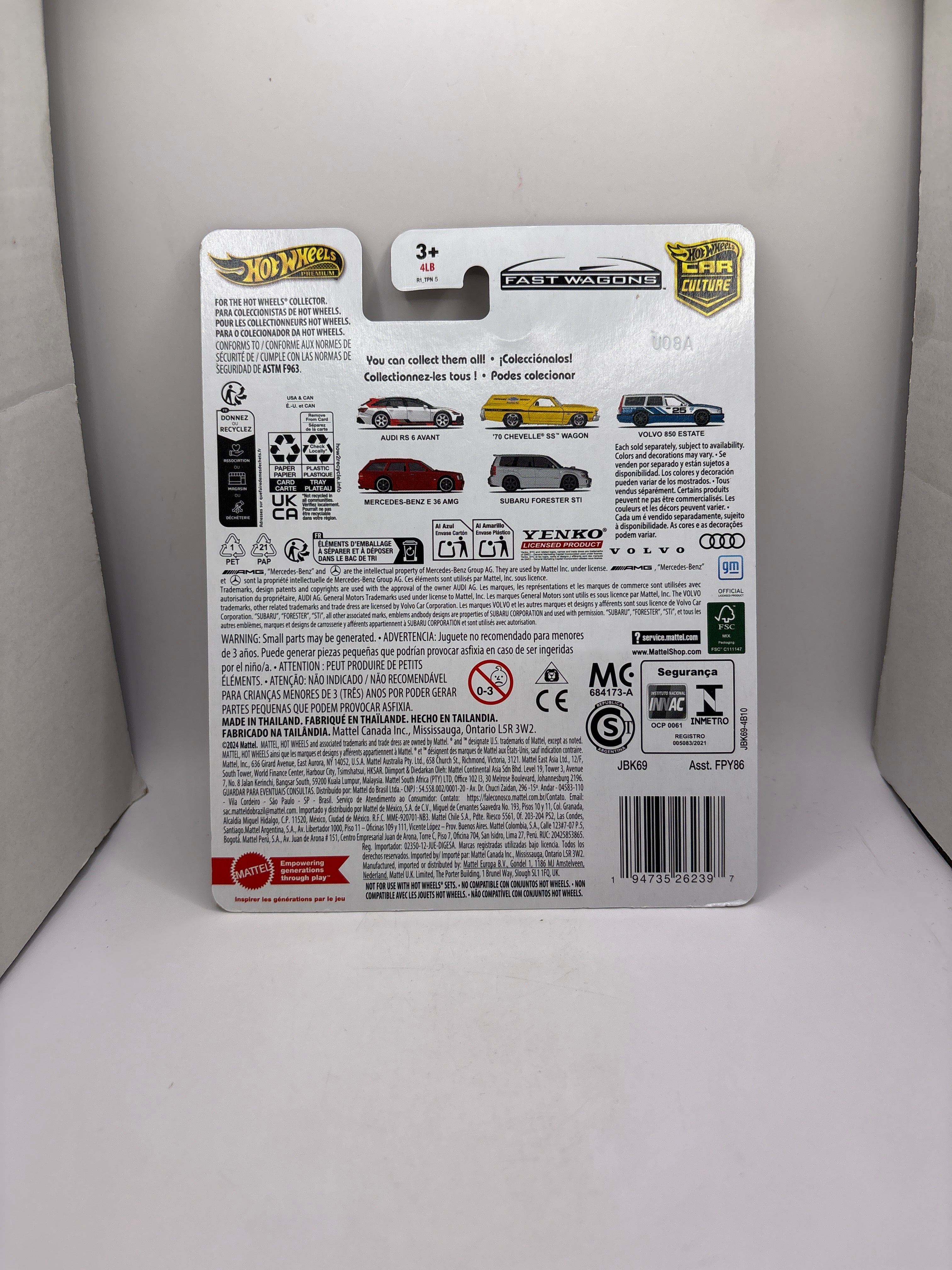 Hot Wheels Mercedes-Benz E 36 AMG Diecast red