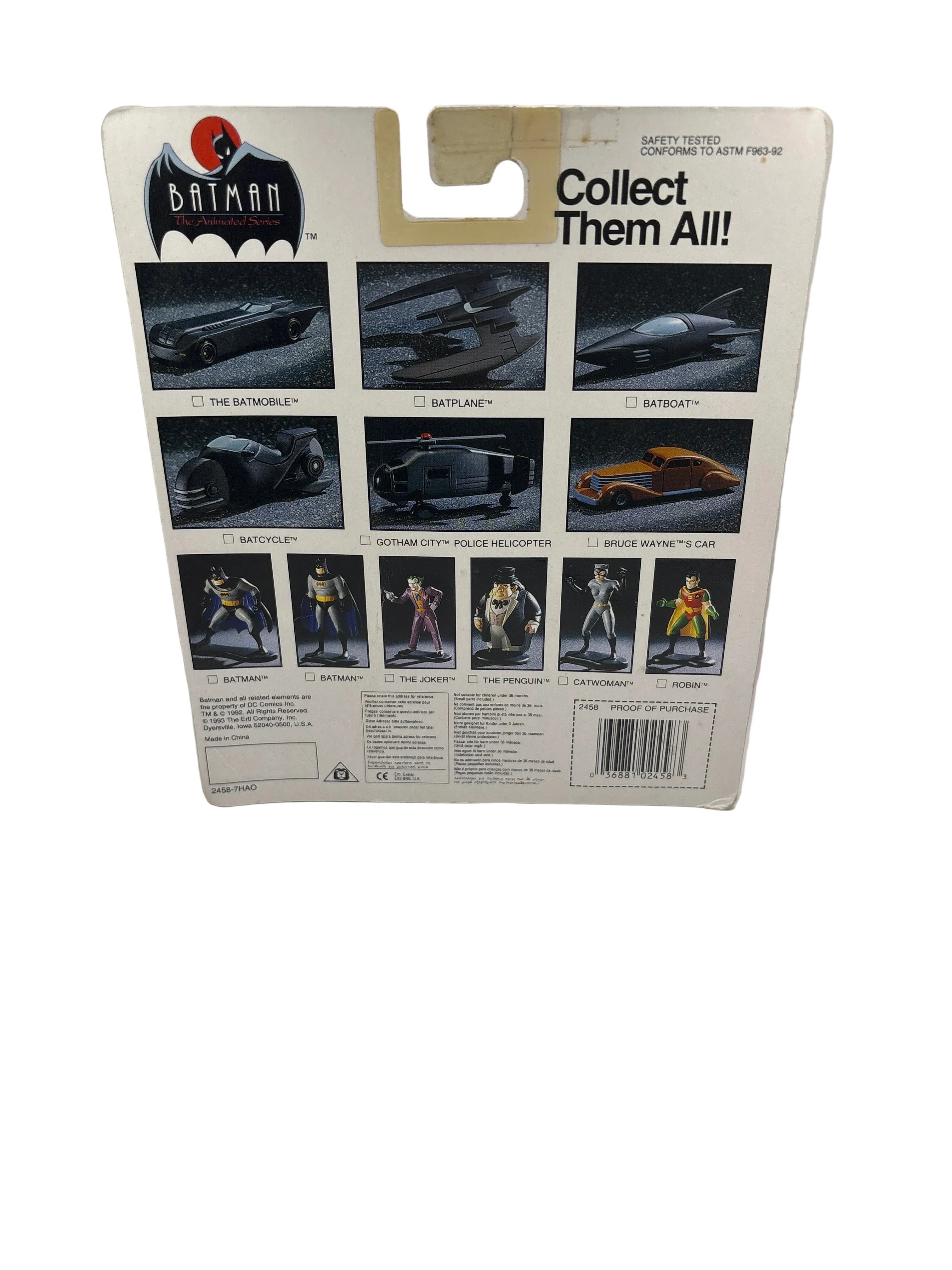 Ertl Bruce Wayne’s Car Diecast