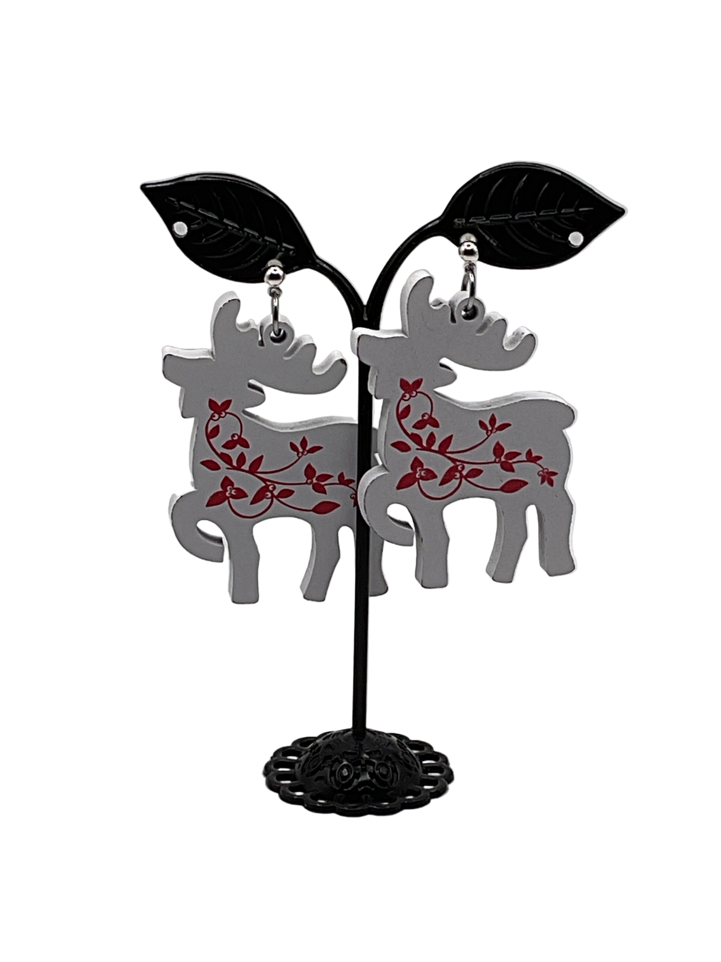 CHRISTMAS FOREST CRITTER EARRINGS