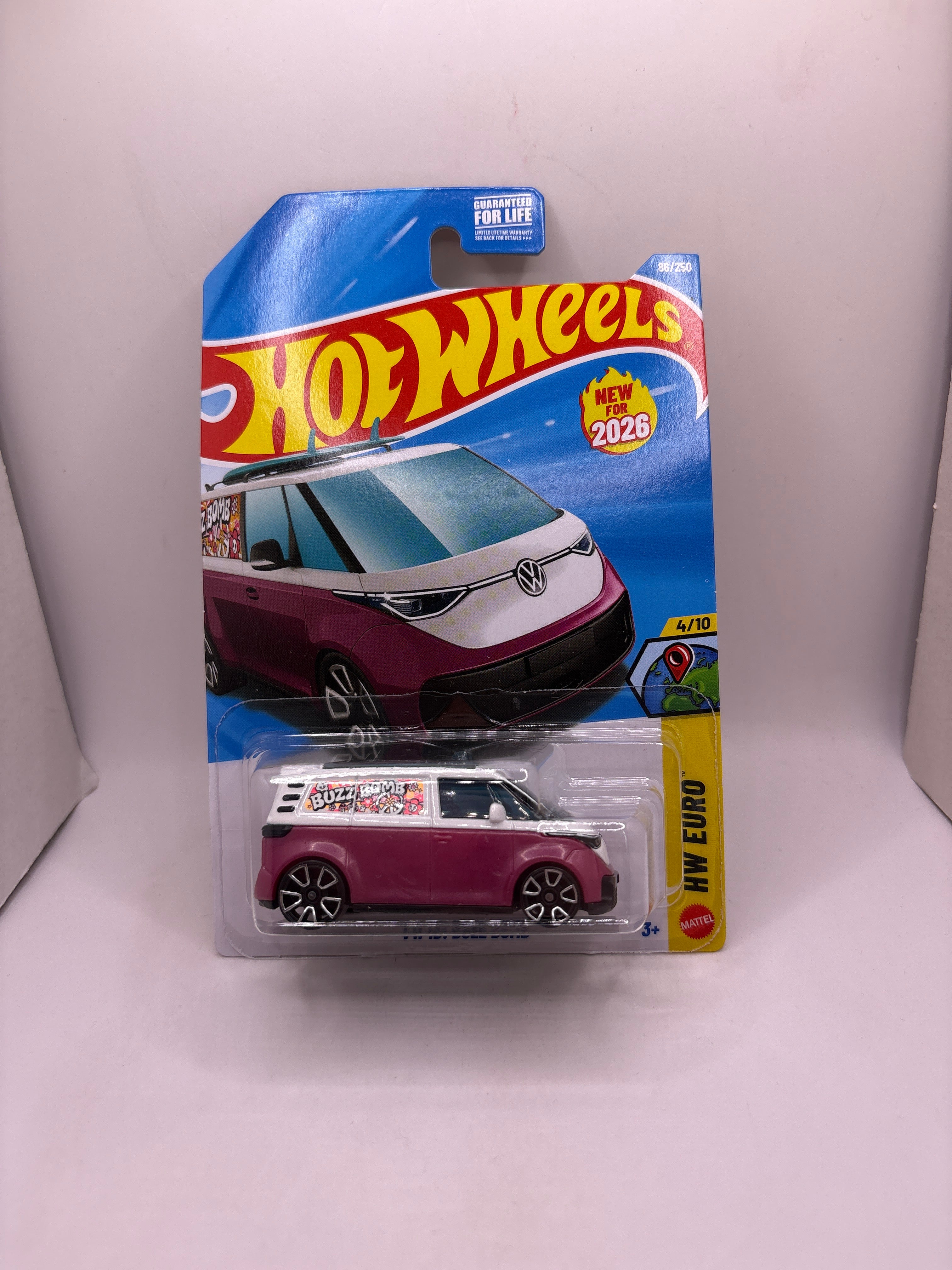 Hot Wheels VW ID. Buzz Bomb Diecast purple