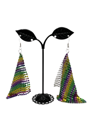 धातु चेन शीट बालियां