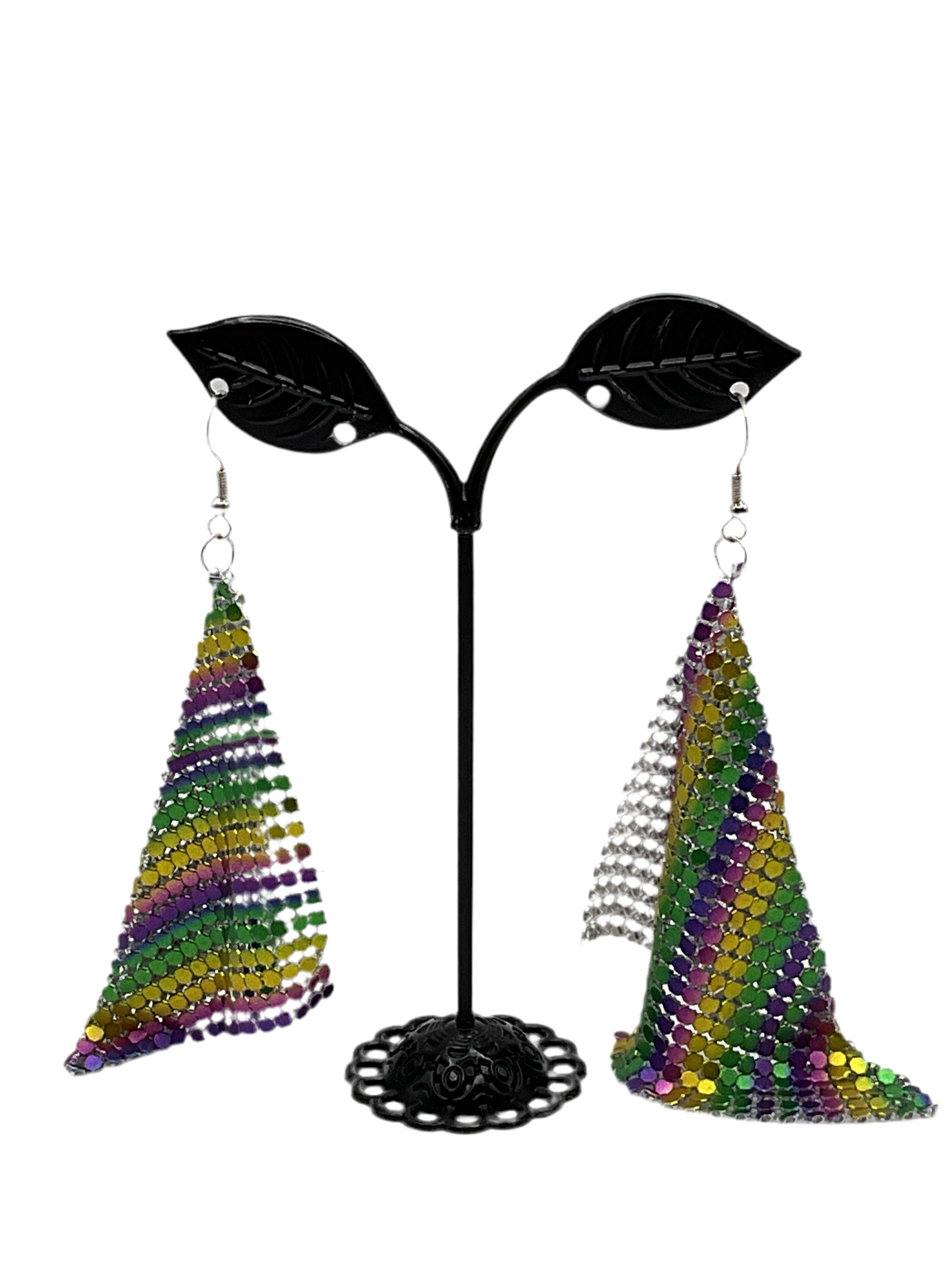 धातु चेन शीट बालियां