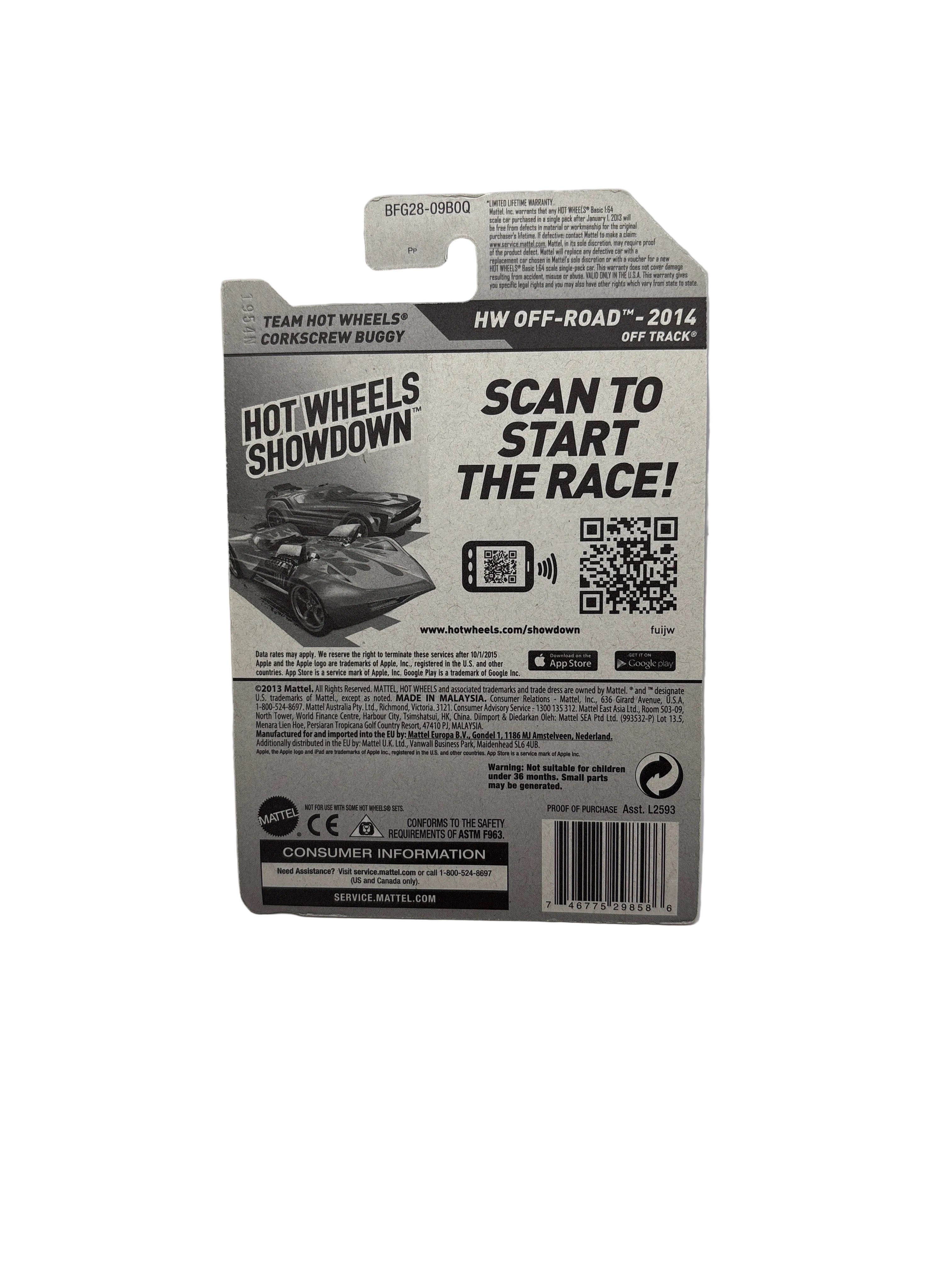 Hot Wheels Team Hot Wheels Corkscrew Buggy Diecast