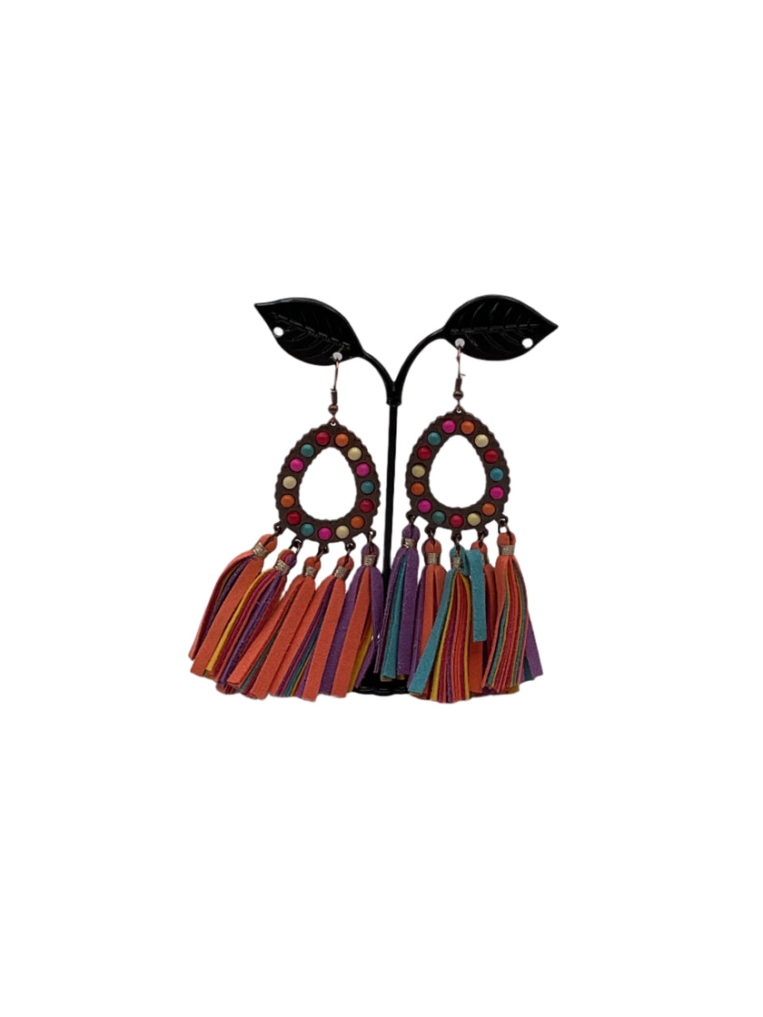 Pendientes de borla occidental