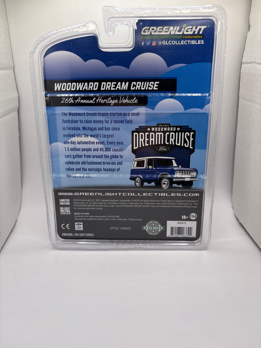 Greenlight 1966 Ford Bronco Diecast