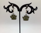 Puppy paw earrings