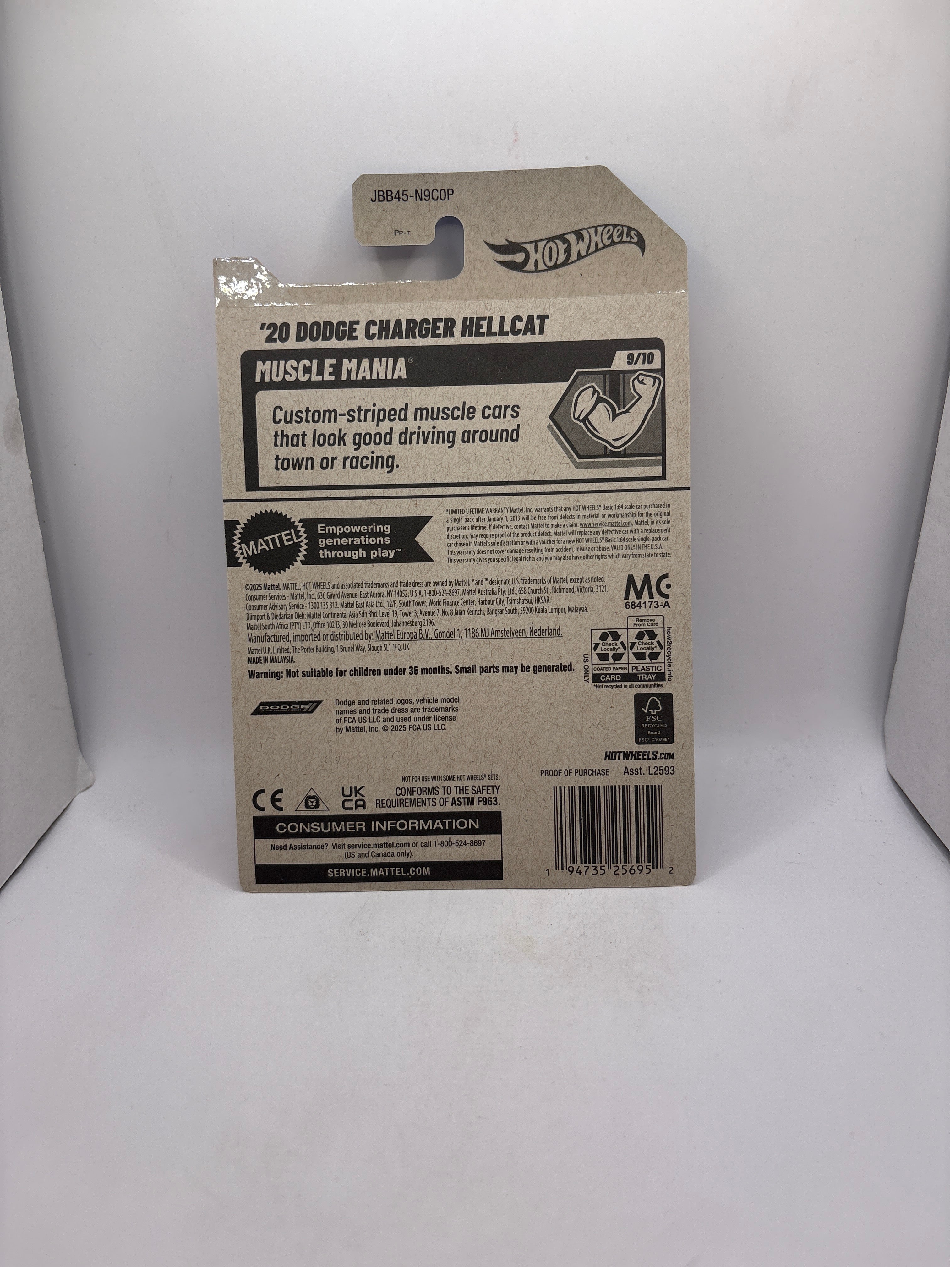 Hot Wheels 20 Dodge Charger Hellcat Diecast pink