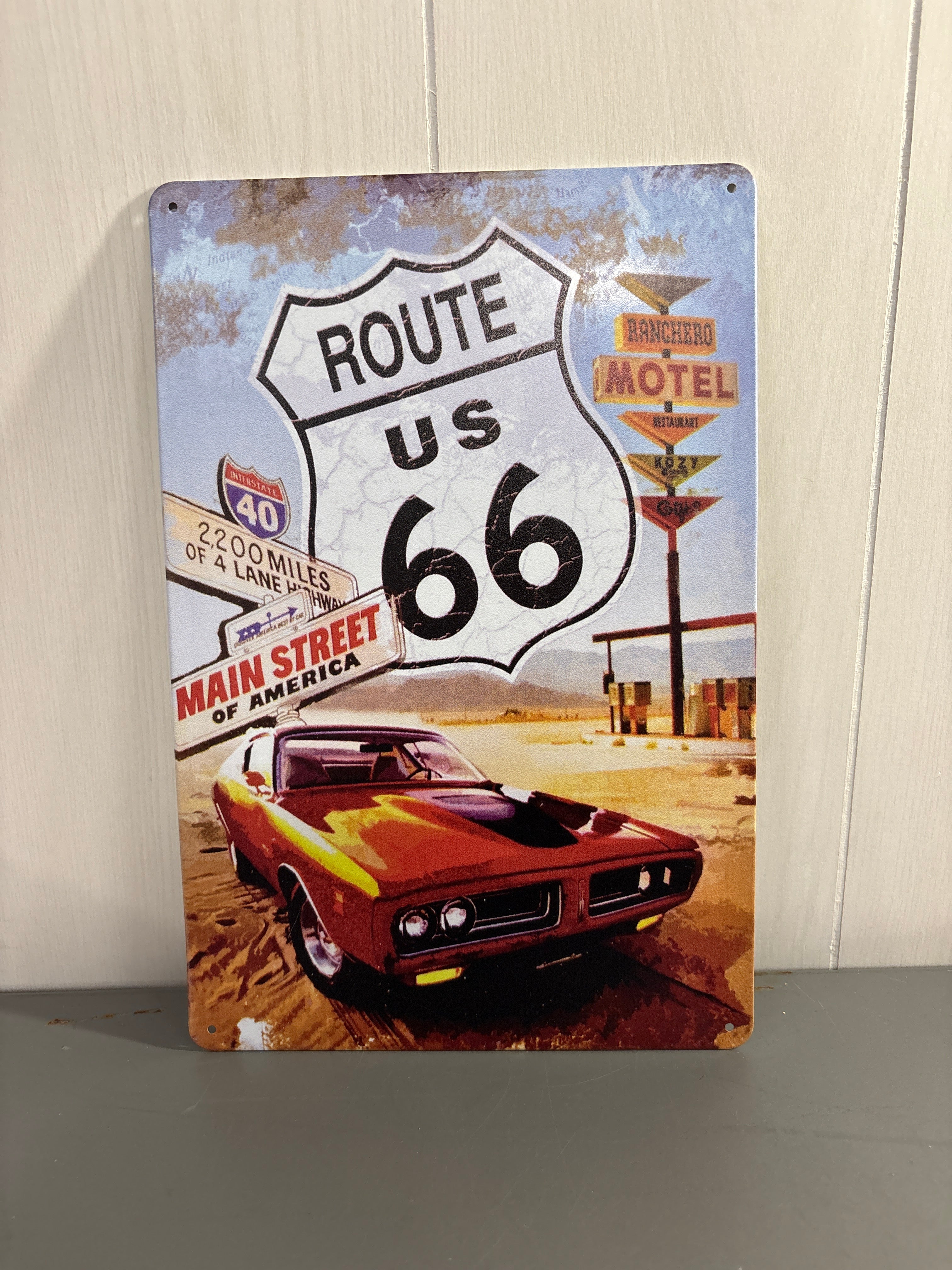 Route US 66 Sign