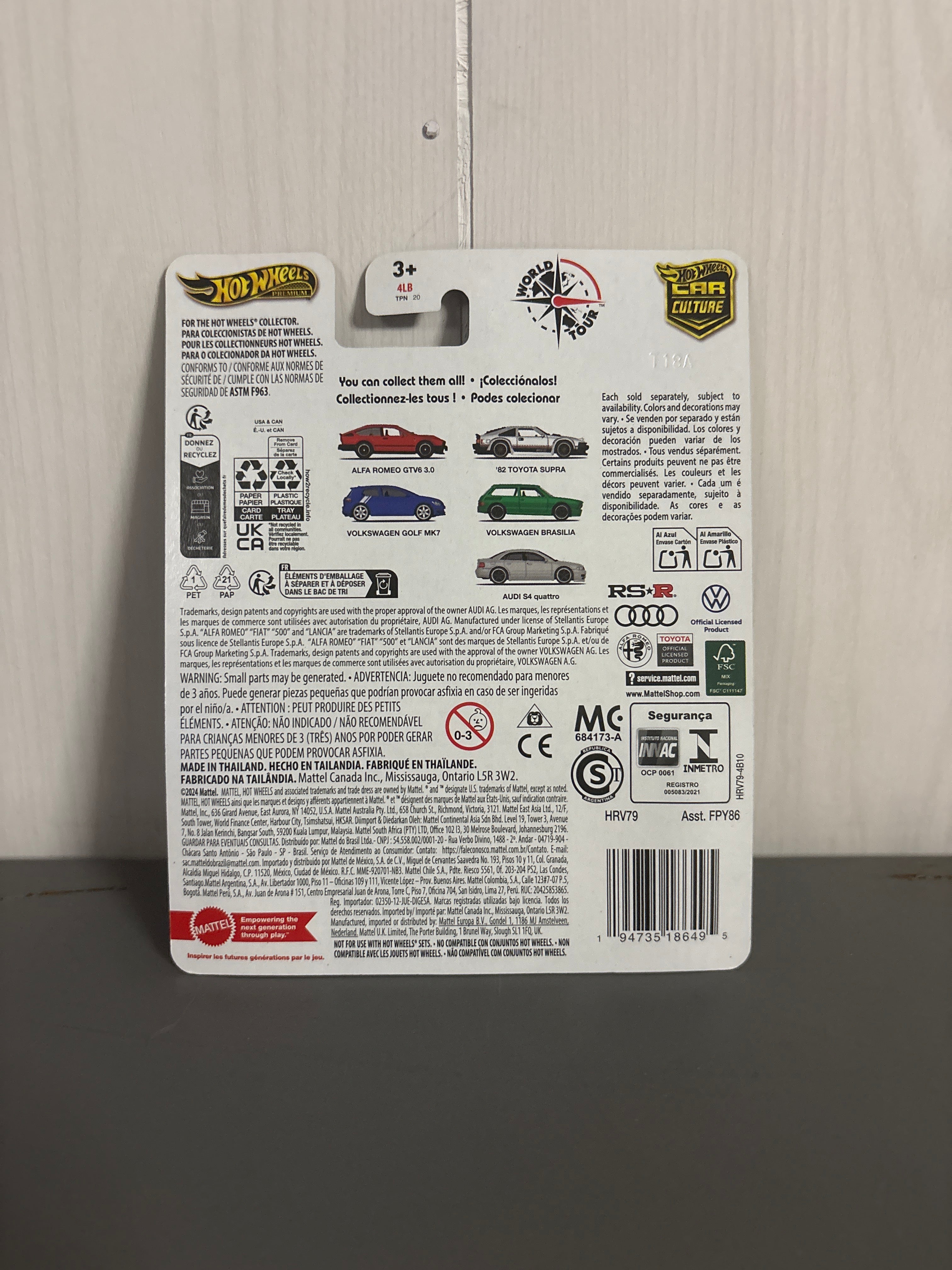 Hot Wheels Volkswagen Golf MK7 Diecast