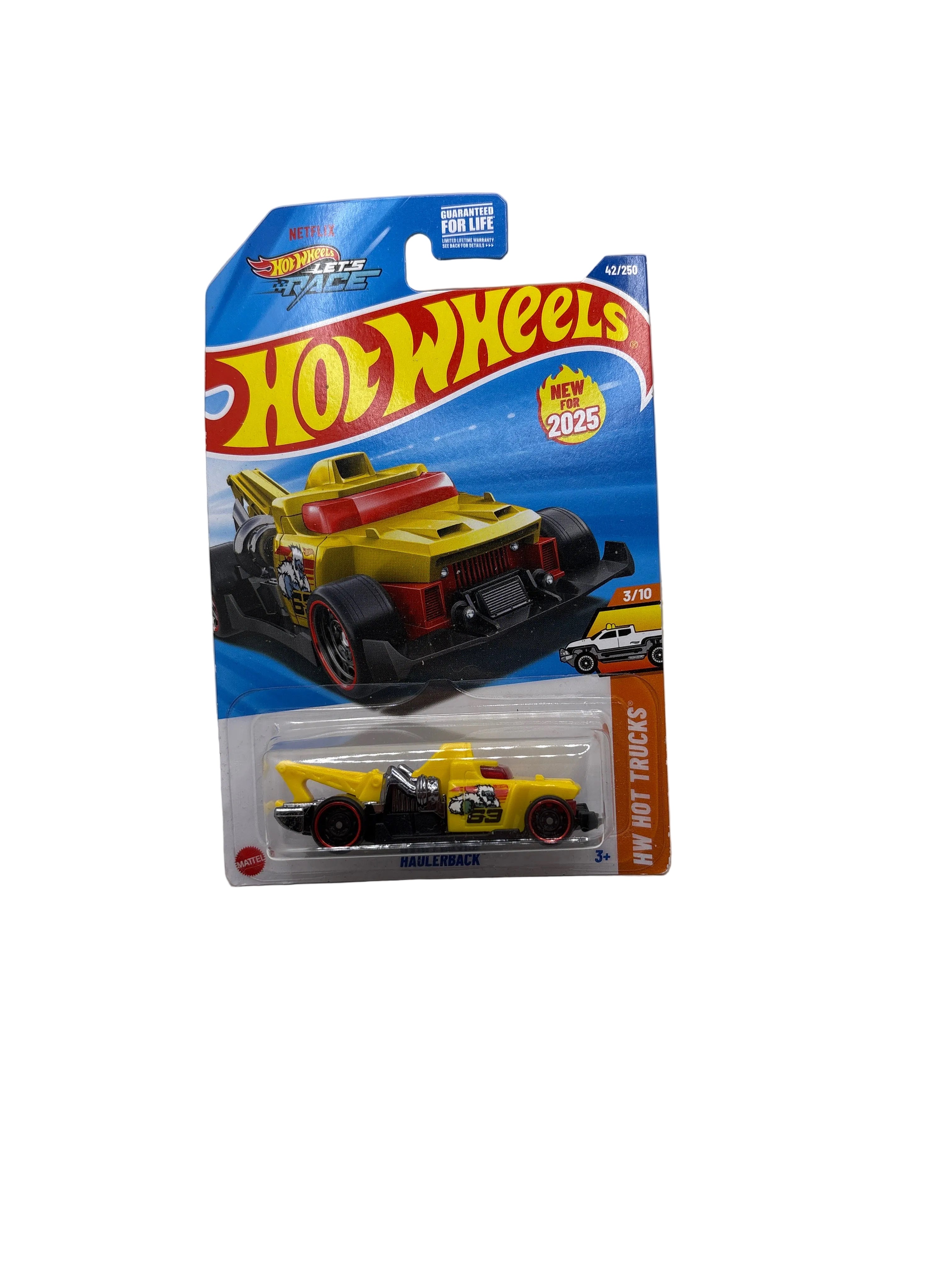 Hot Wheels Haulerback Diecast yellow