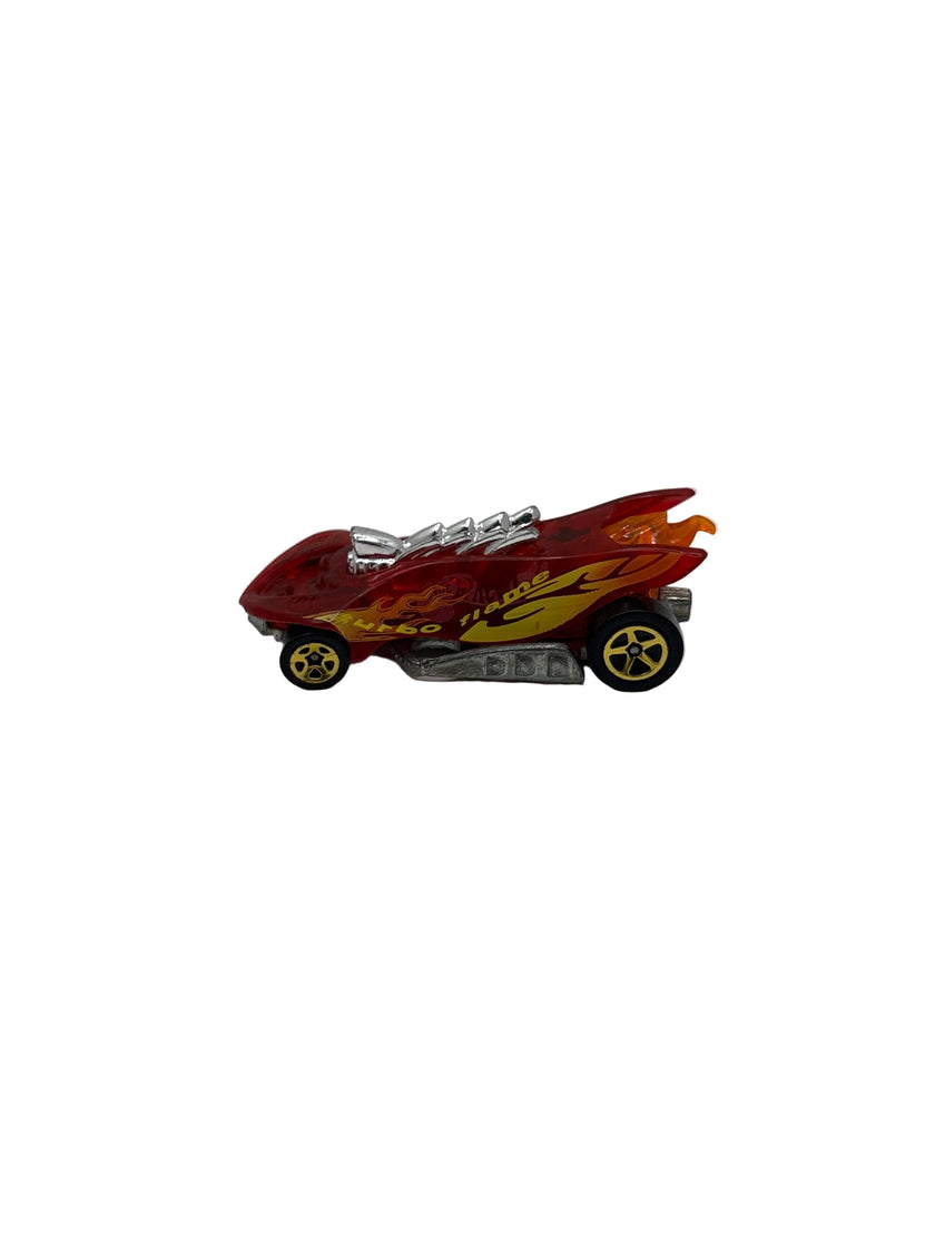 Hot Wheels Turbo Flame Diecast red