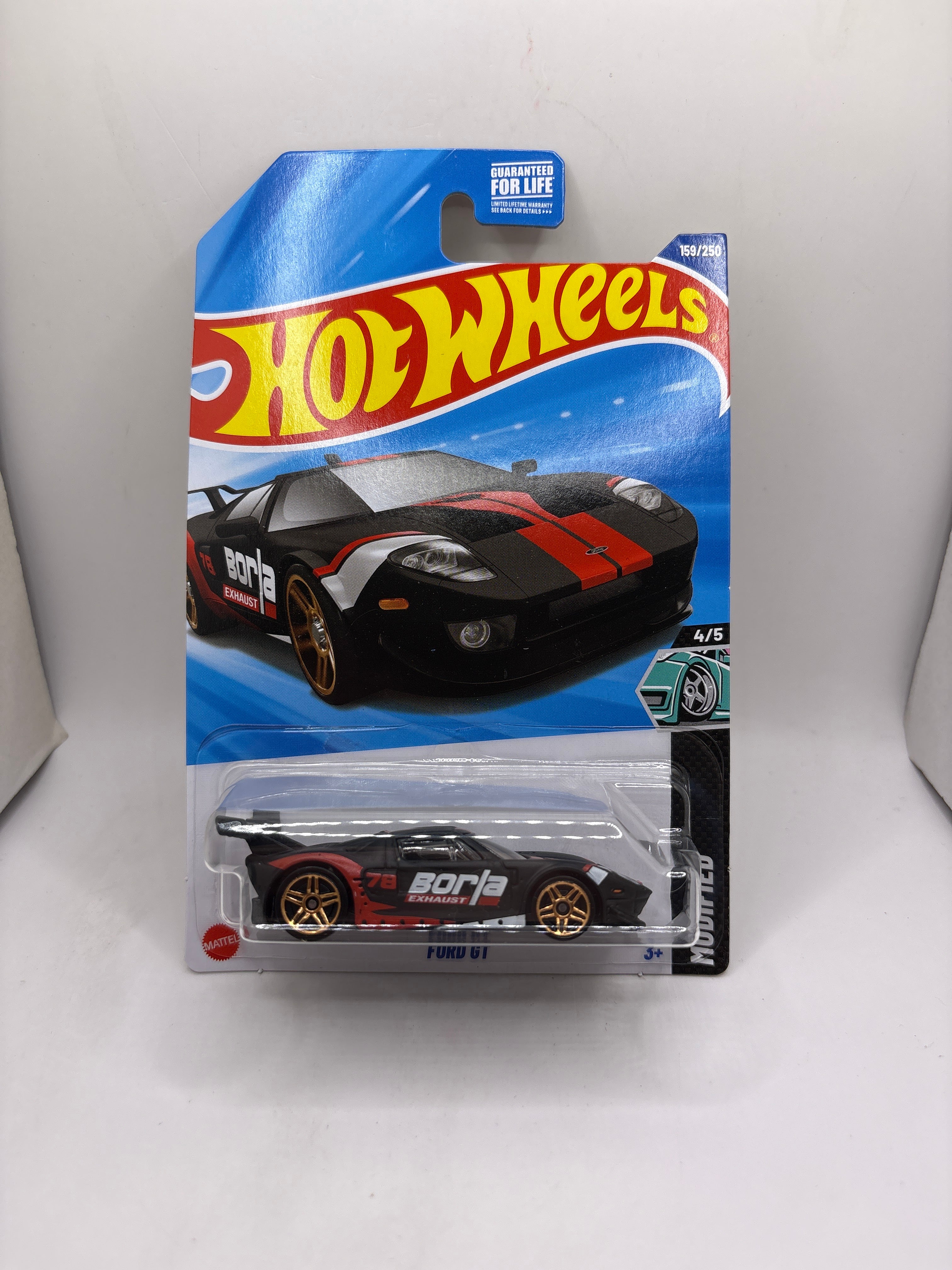 Hot Wheels Ford GT Diecast black