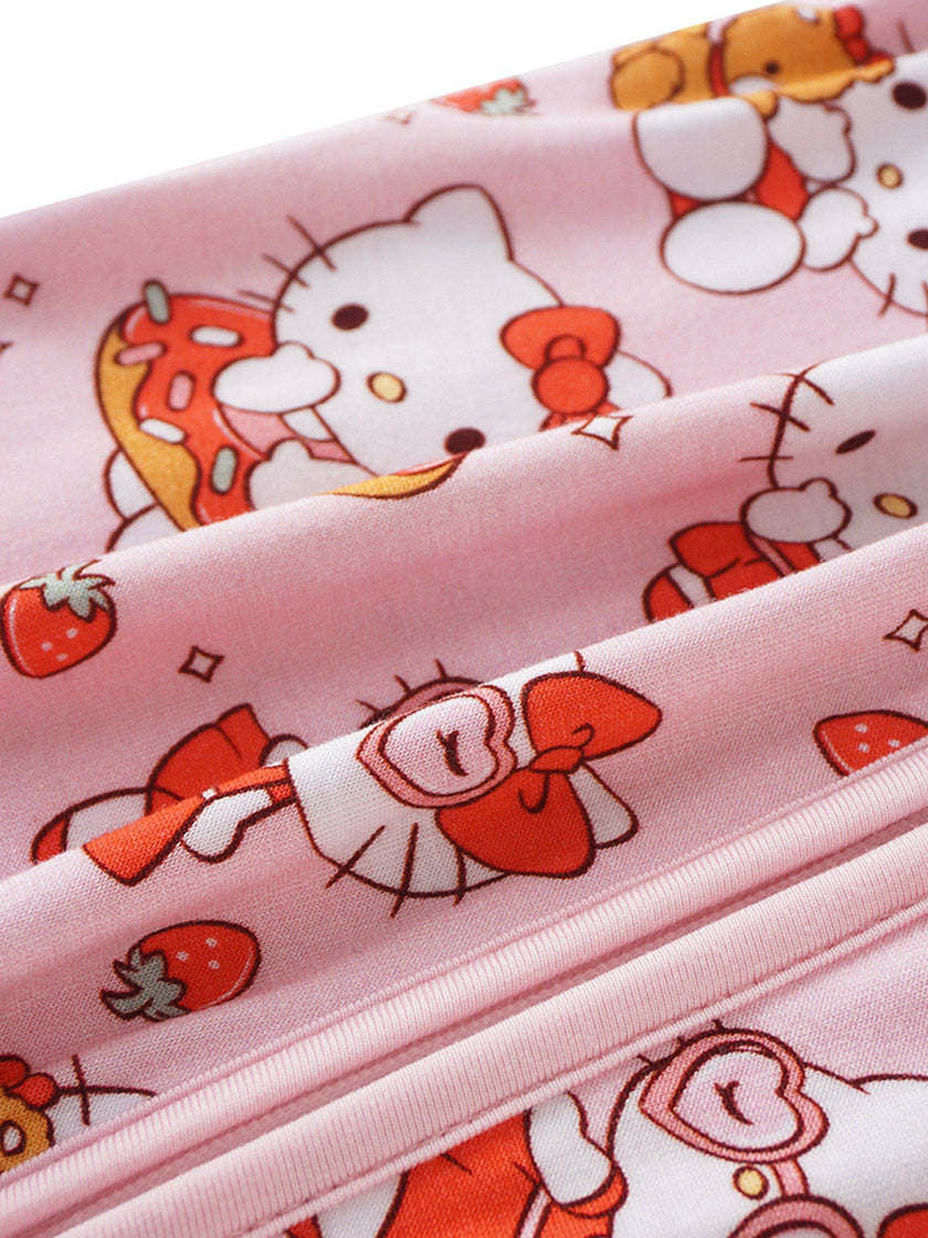 PoshTOT Sanrio Hello Kitty Bamboo Baby Convertible Zippy Romper