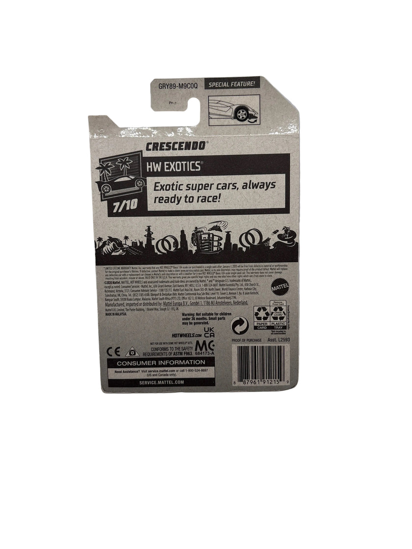 Hot Wheels Crescendo Diecast yellow