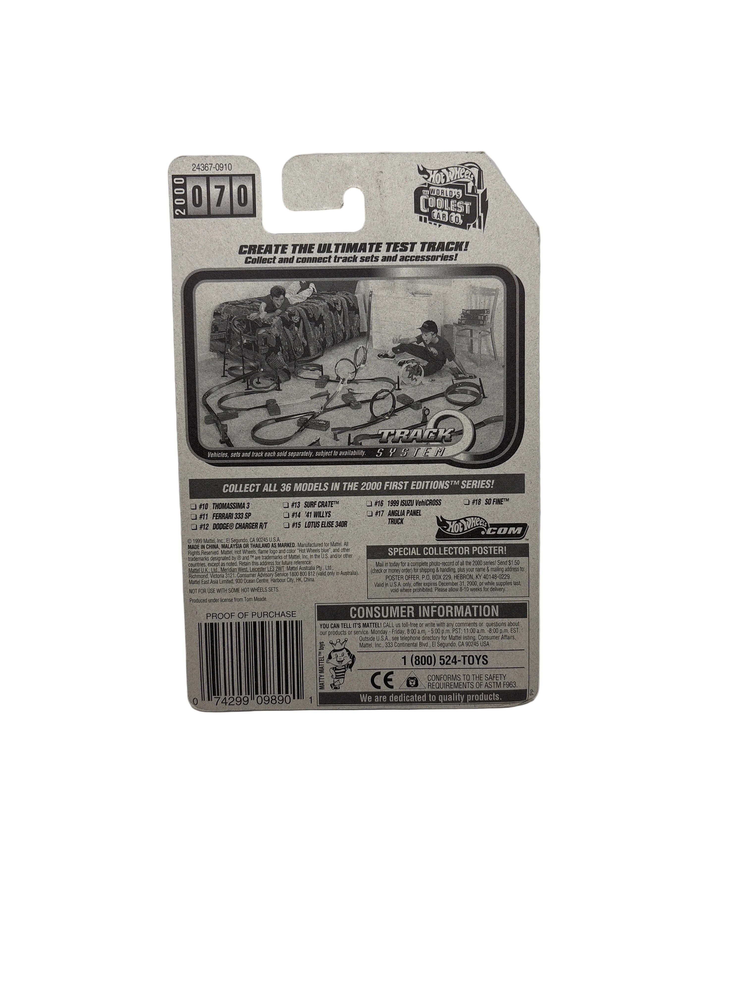 Hot Wheels Thomassima 3 Diecast