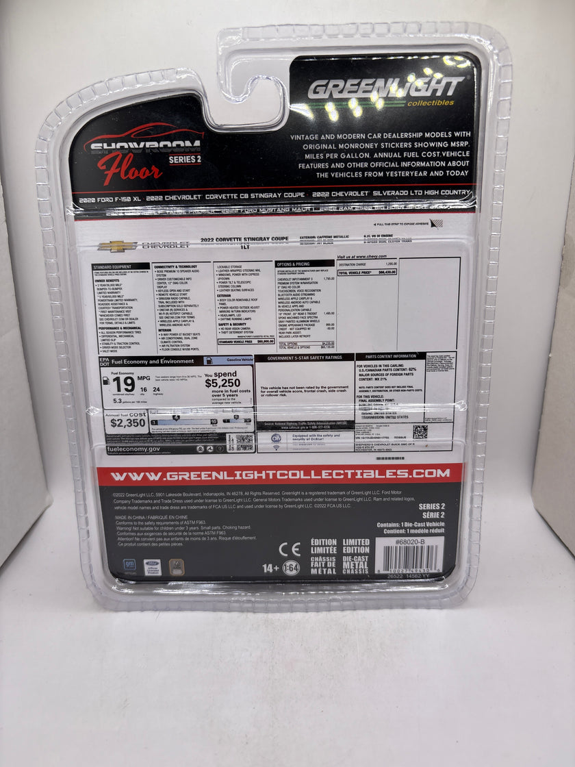 Greenlight 2022 Chevrolet Corvette C8 Stingray Coupe Diecast