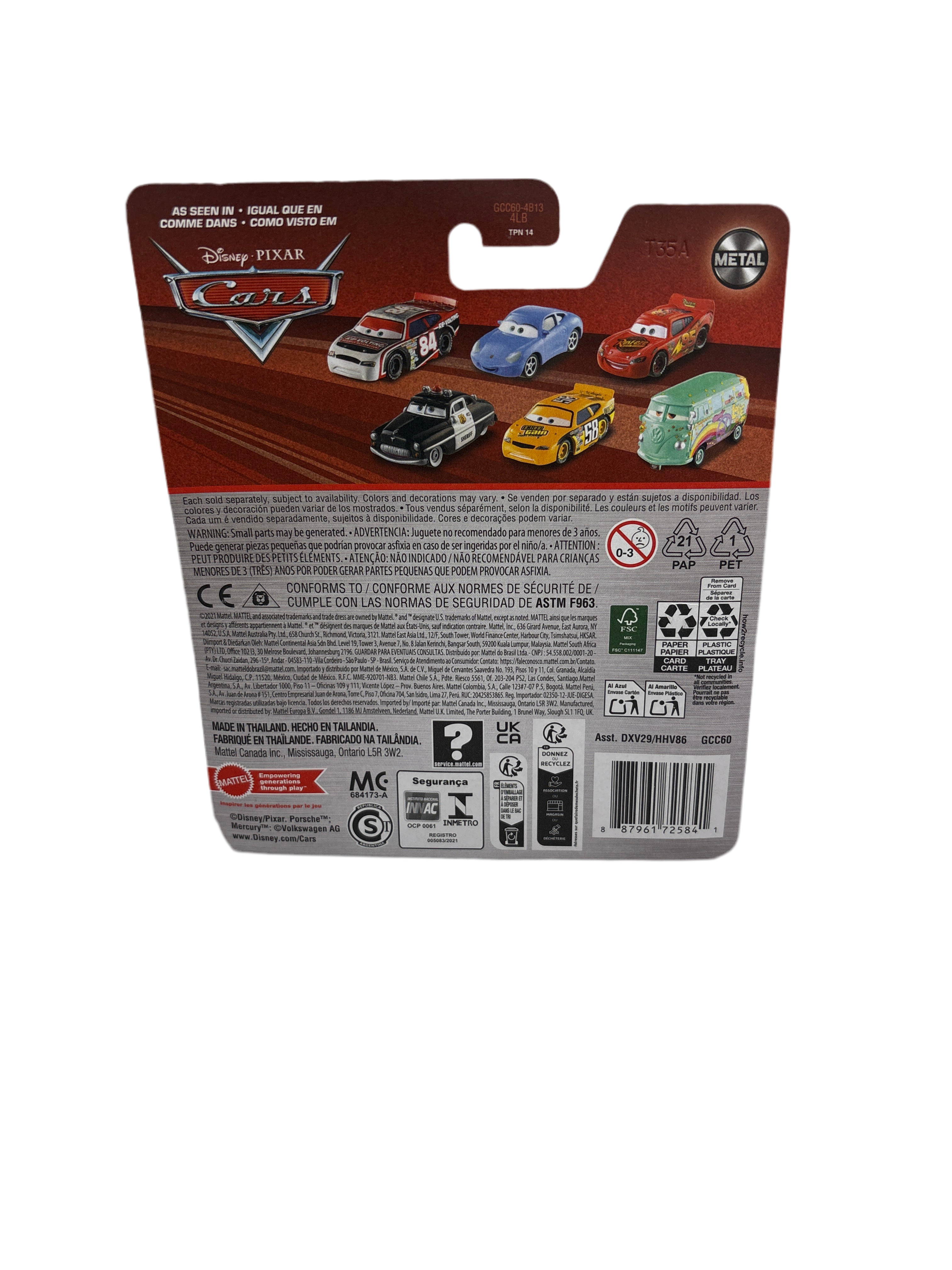 Disney Pixar Cars Winford Bradford Rutherford Diecast