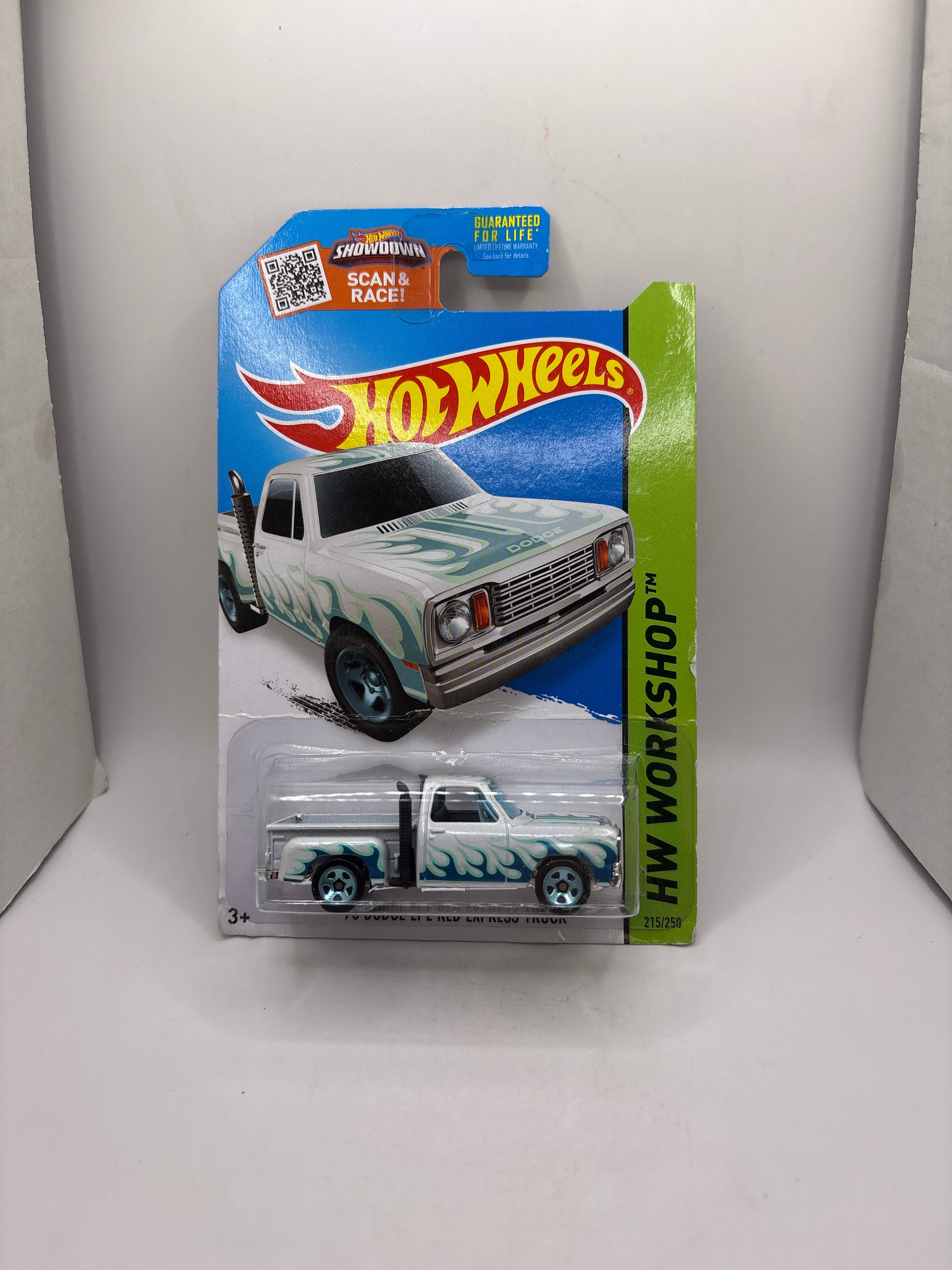 Hot Wheels 78 Dodge L’il Red Express Truck Diecast white