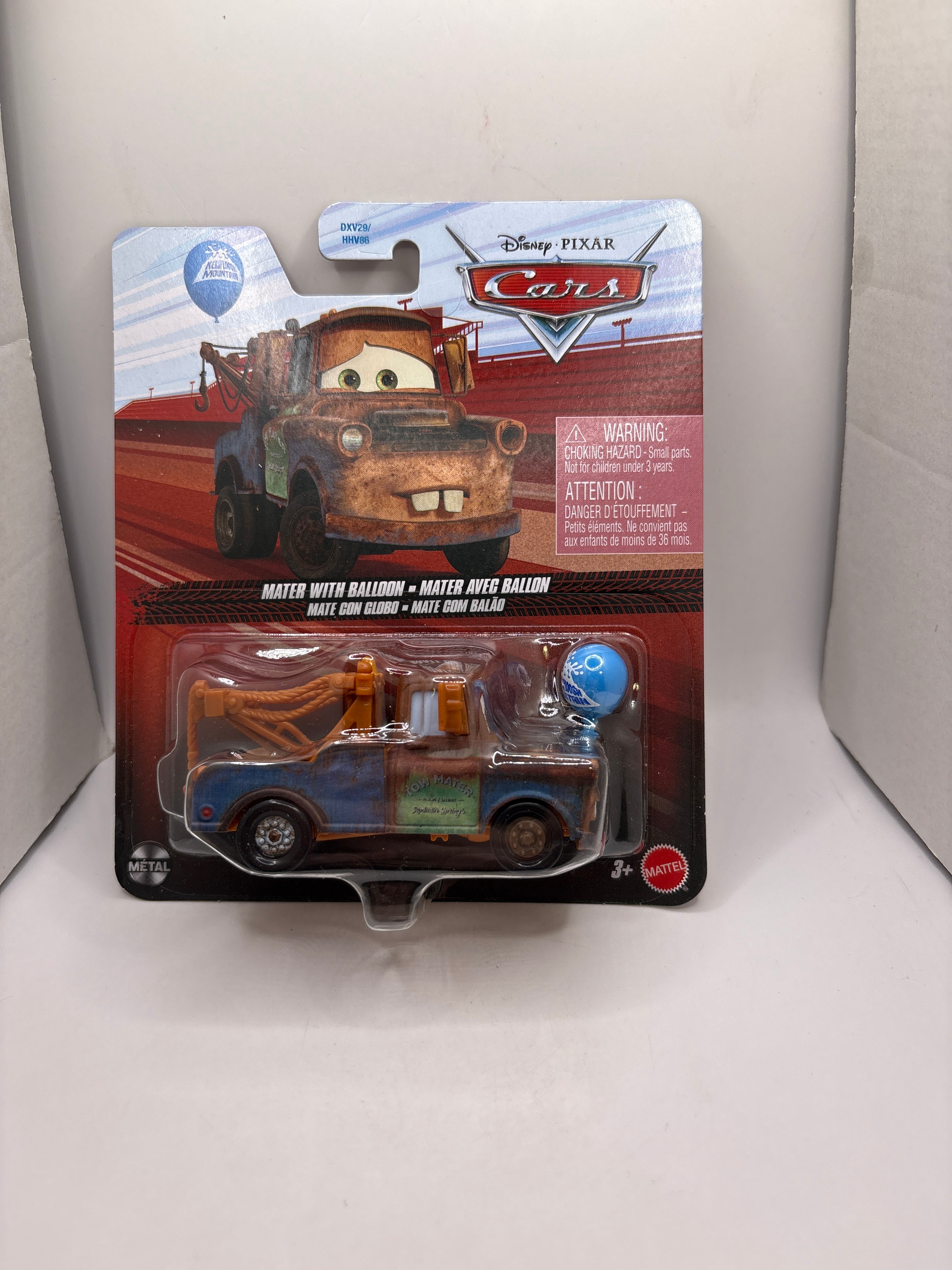 Disney Pixar Cars Mater With Balloon Diecast brown