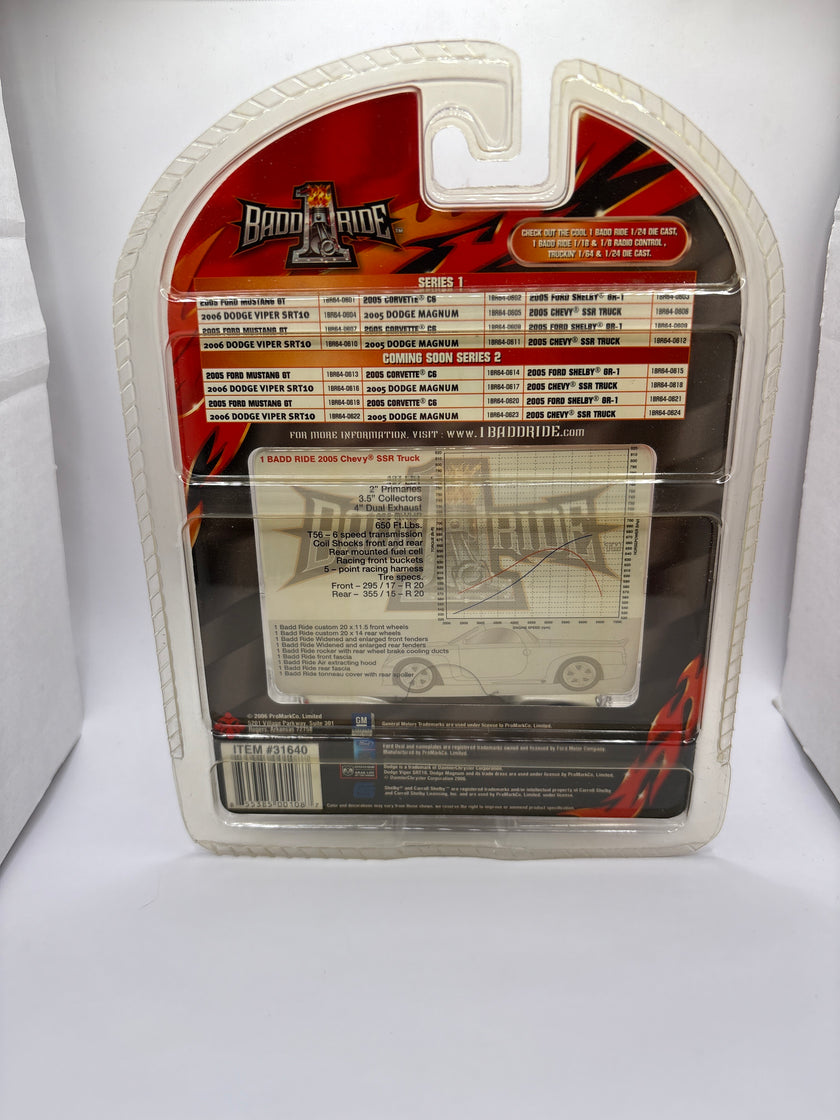 1 Bad Ride 2005 Chevy SSR Truck Diecast multi color