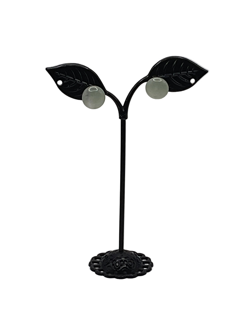 Round Stone Earrings