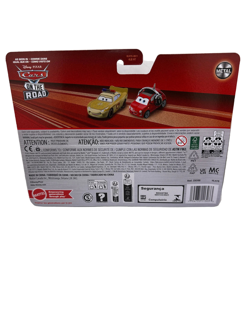 Disney Pixar Cars Lightning McQueen Deputy Hazzard Bella Cadavre Diecast multi color