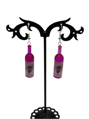 Wine Bottle Earrings