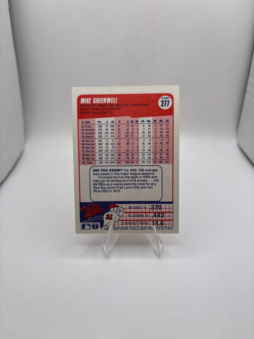 Fleer Mike Greenwell